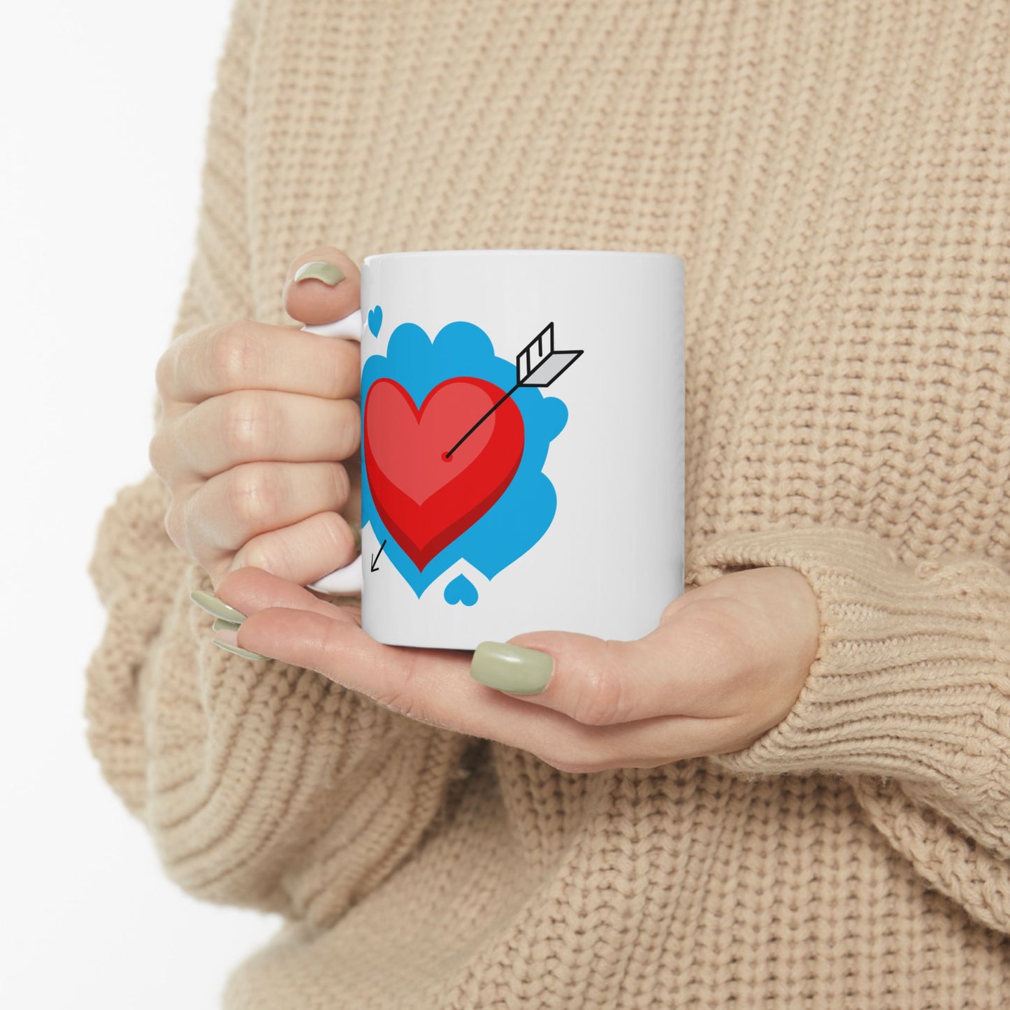 Heart Valentine Ceramic Mug 11oz
