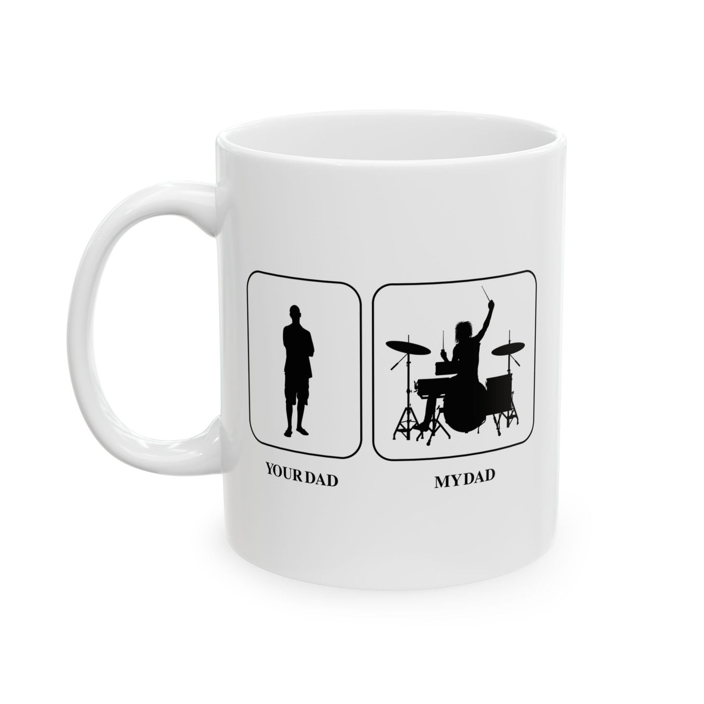 Drummer Dad Ceramic Mug