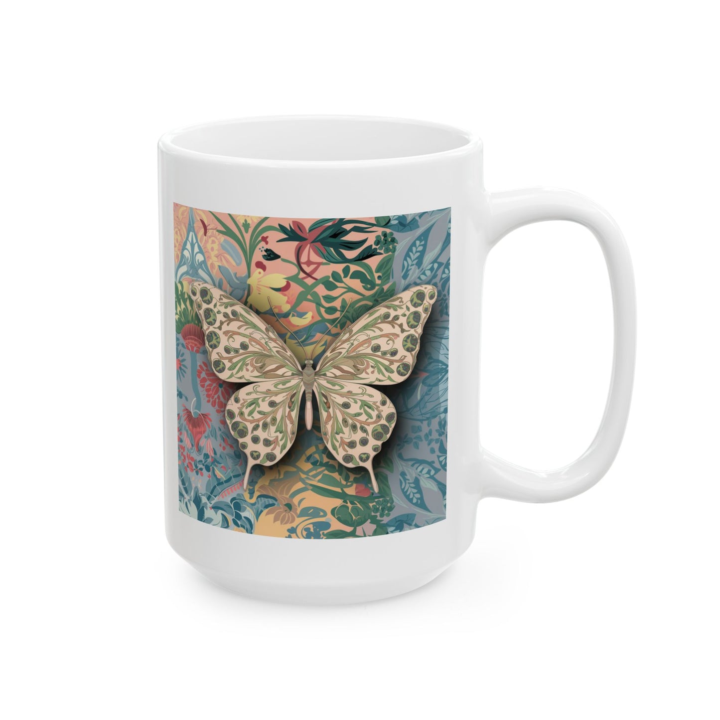 Butterfly Ceramic Mug