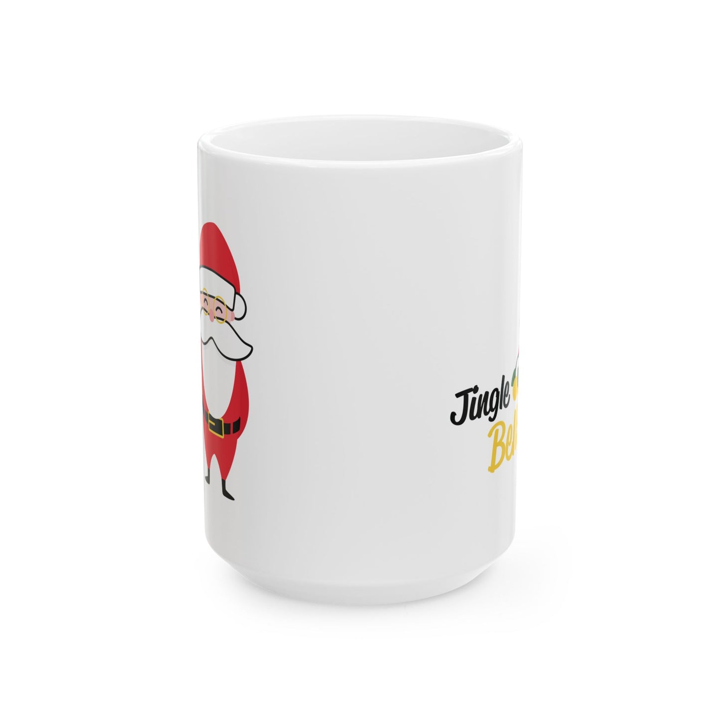 Santa Jingle Bells Ceramic Mug