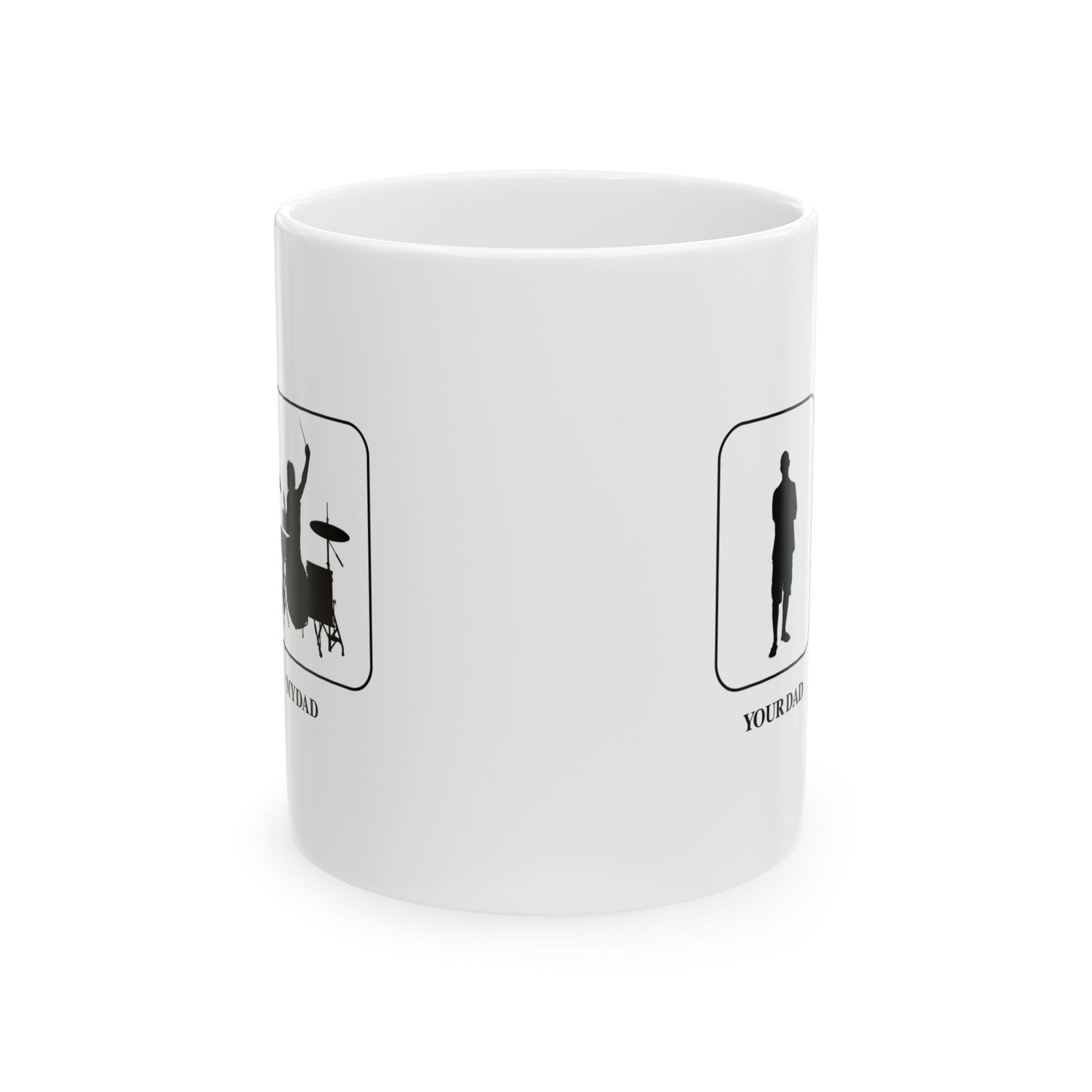 Drummer Dad Ceramic Mug