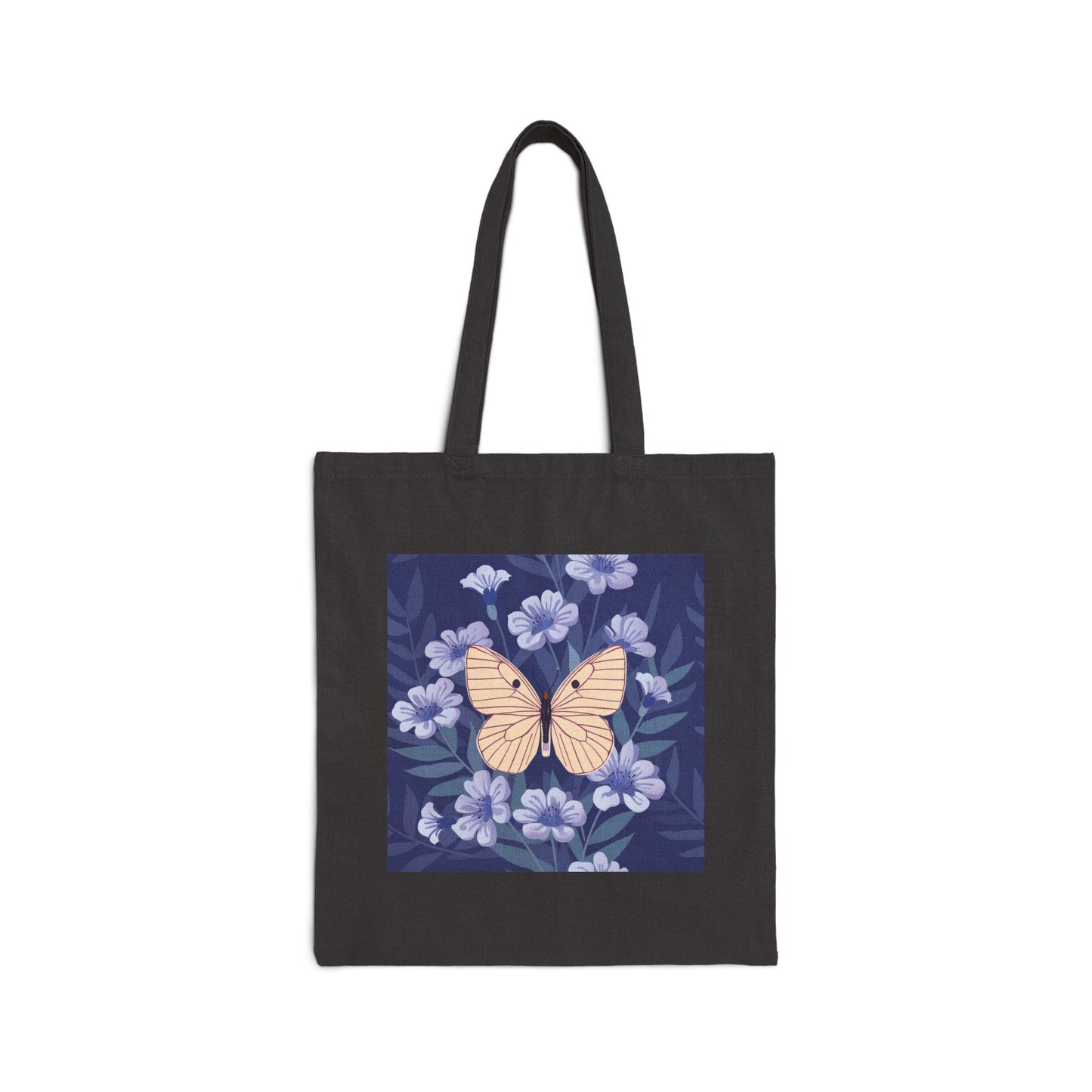 Butterfly Cotton Canvas Tote Bag