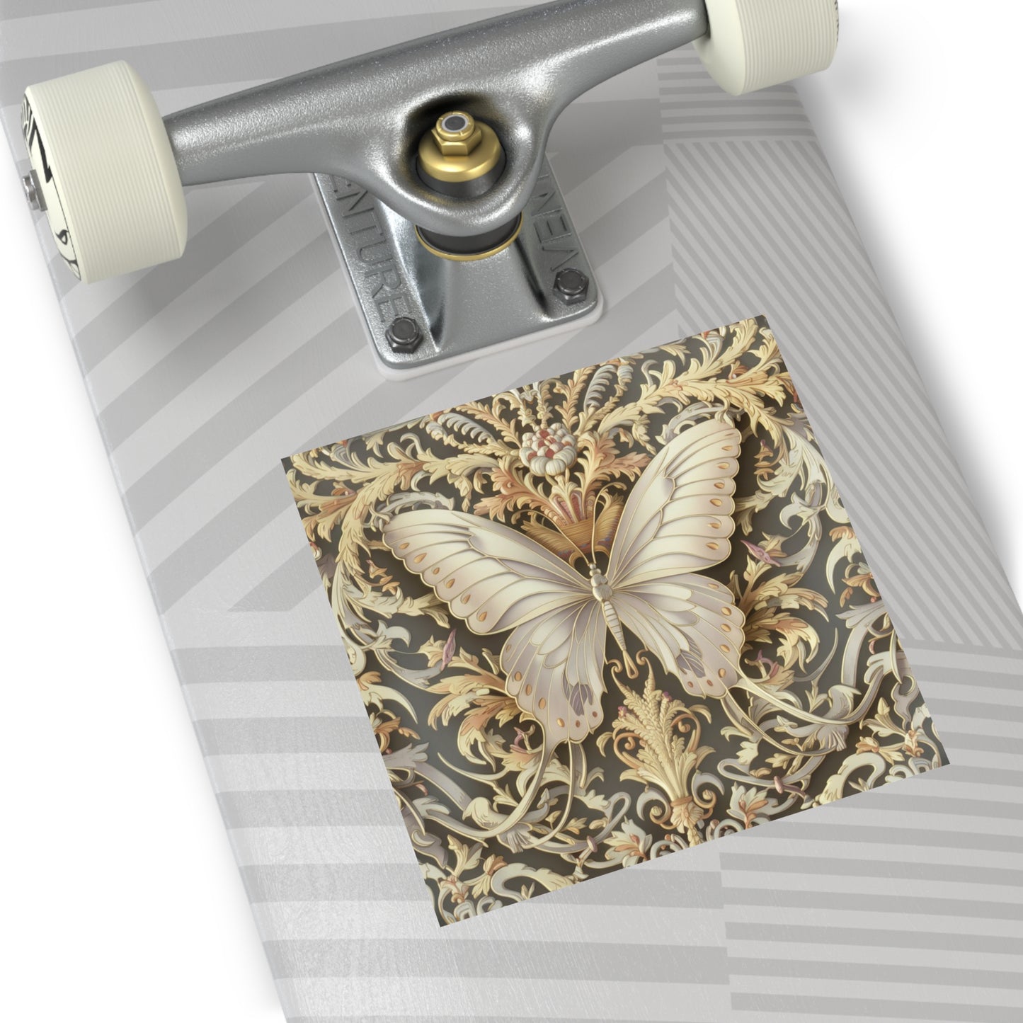 Butterfly Square Vinyl Sticker