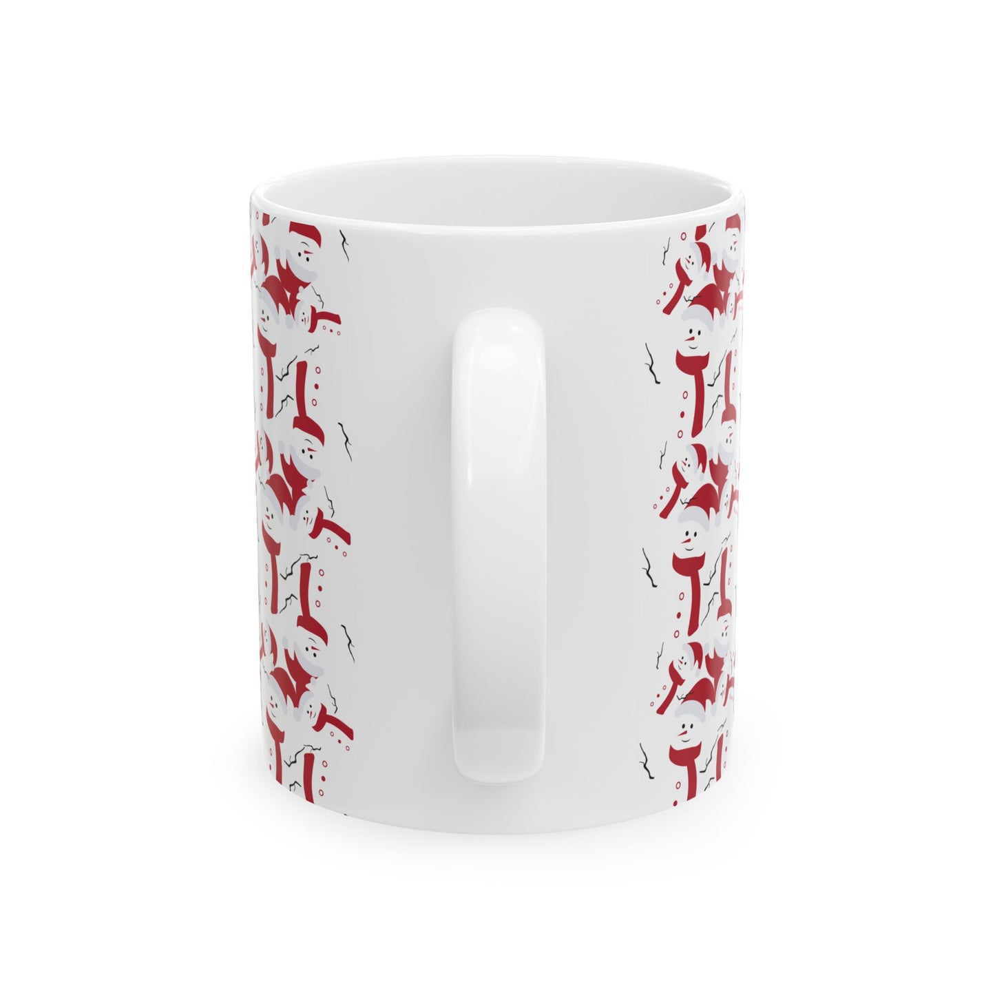 Snow Man Ceramic Mug 11oz