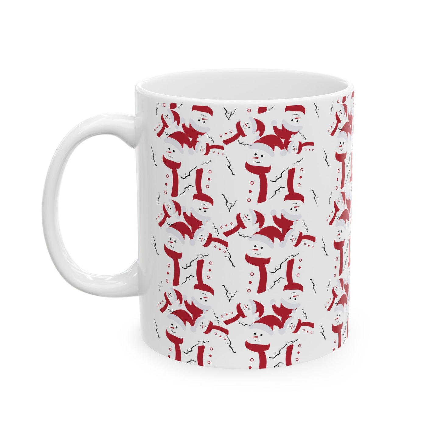 Snow Man Ceramic Mug 11oz