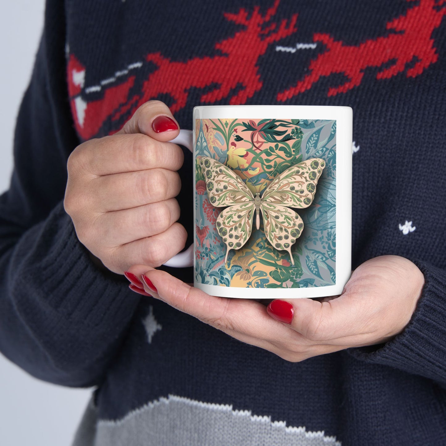 Butterfly Ceramic Mug