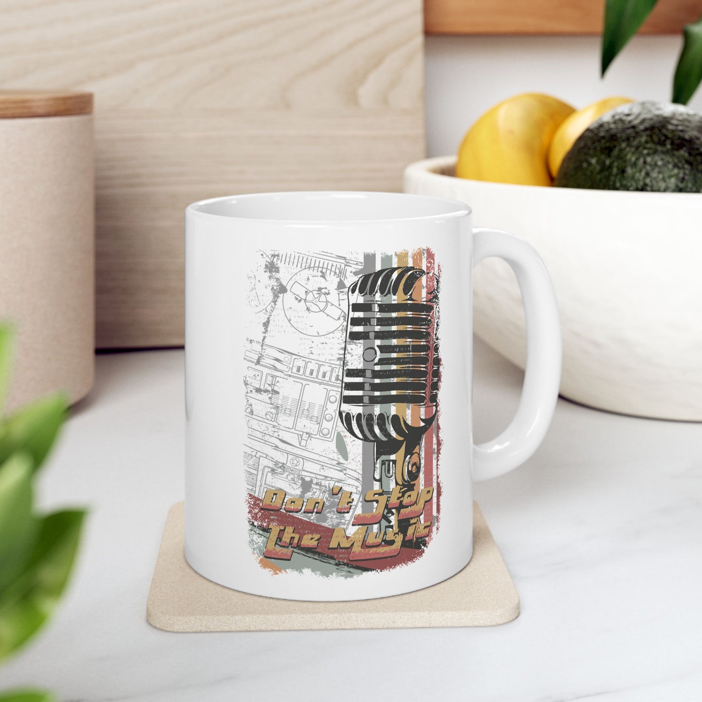 Don't Stop the Music Ceramic Mug