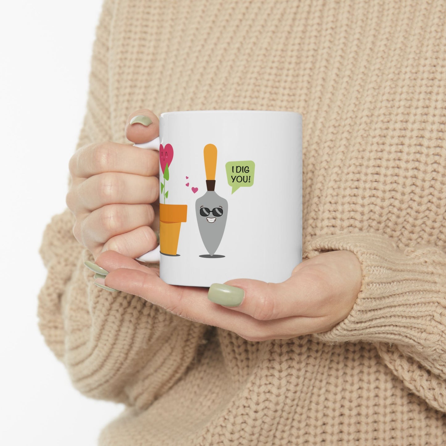 I Dig You Valentine Ceramic Mug 11oz