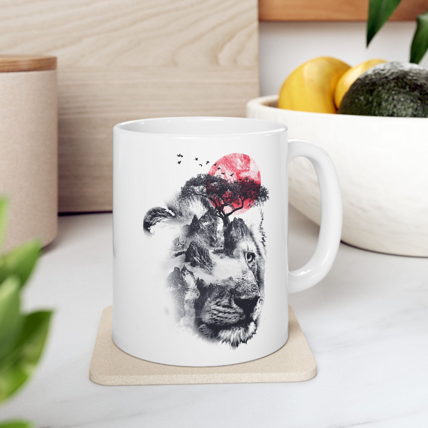 Lion Ceramic Mug
