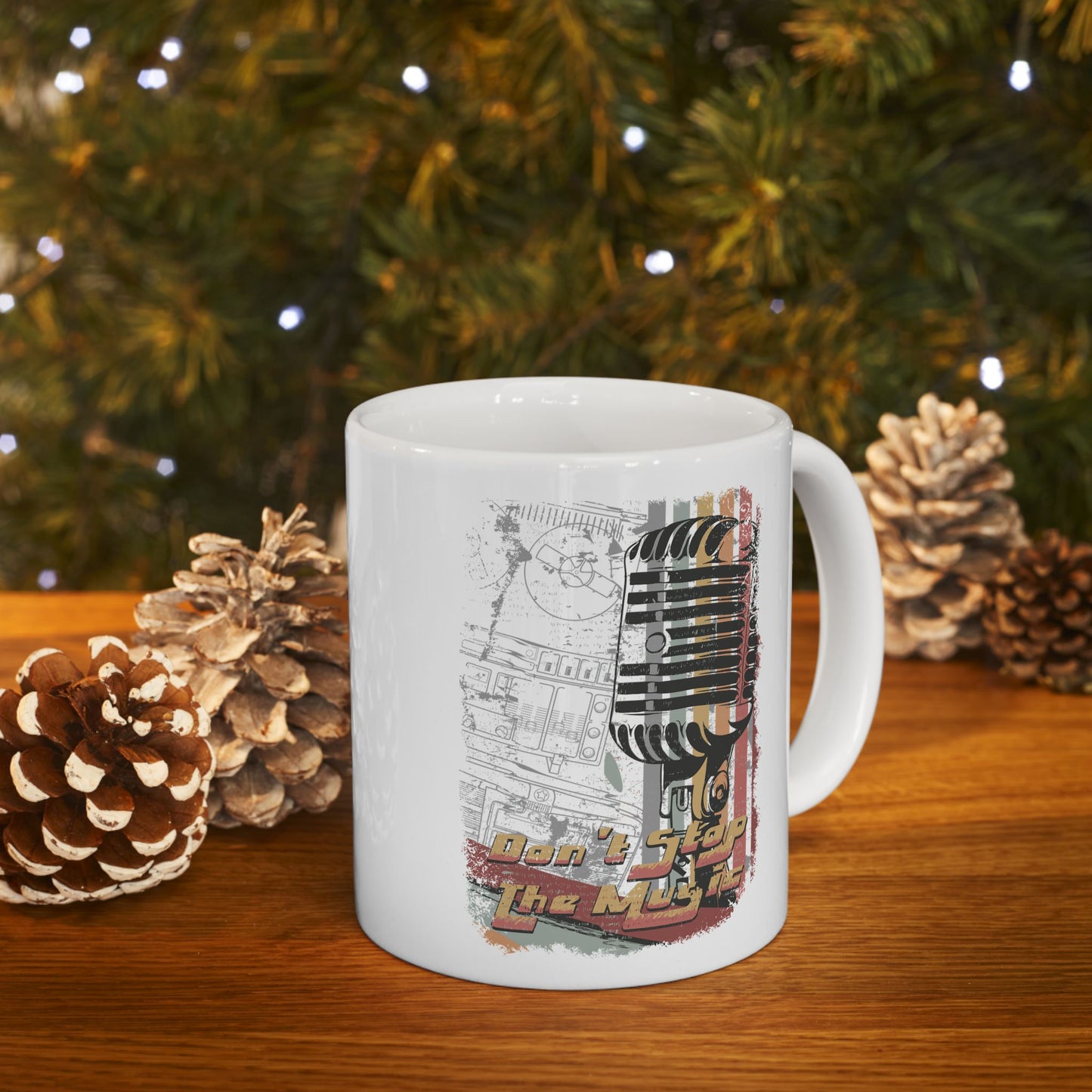 Don't Stop the Music Ceramic Mug