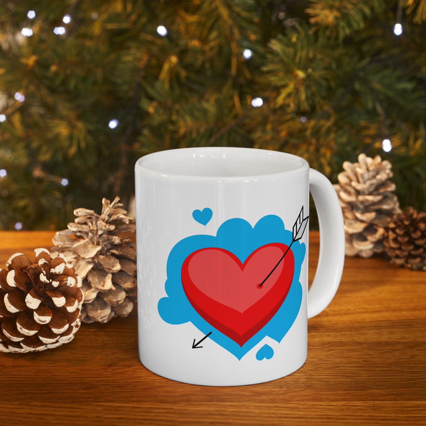 Heart Valentine Ceramic Mug 11oz