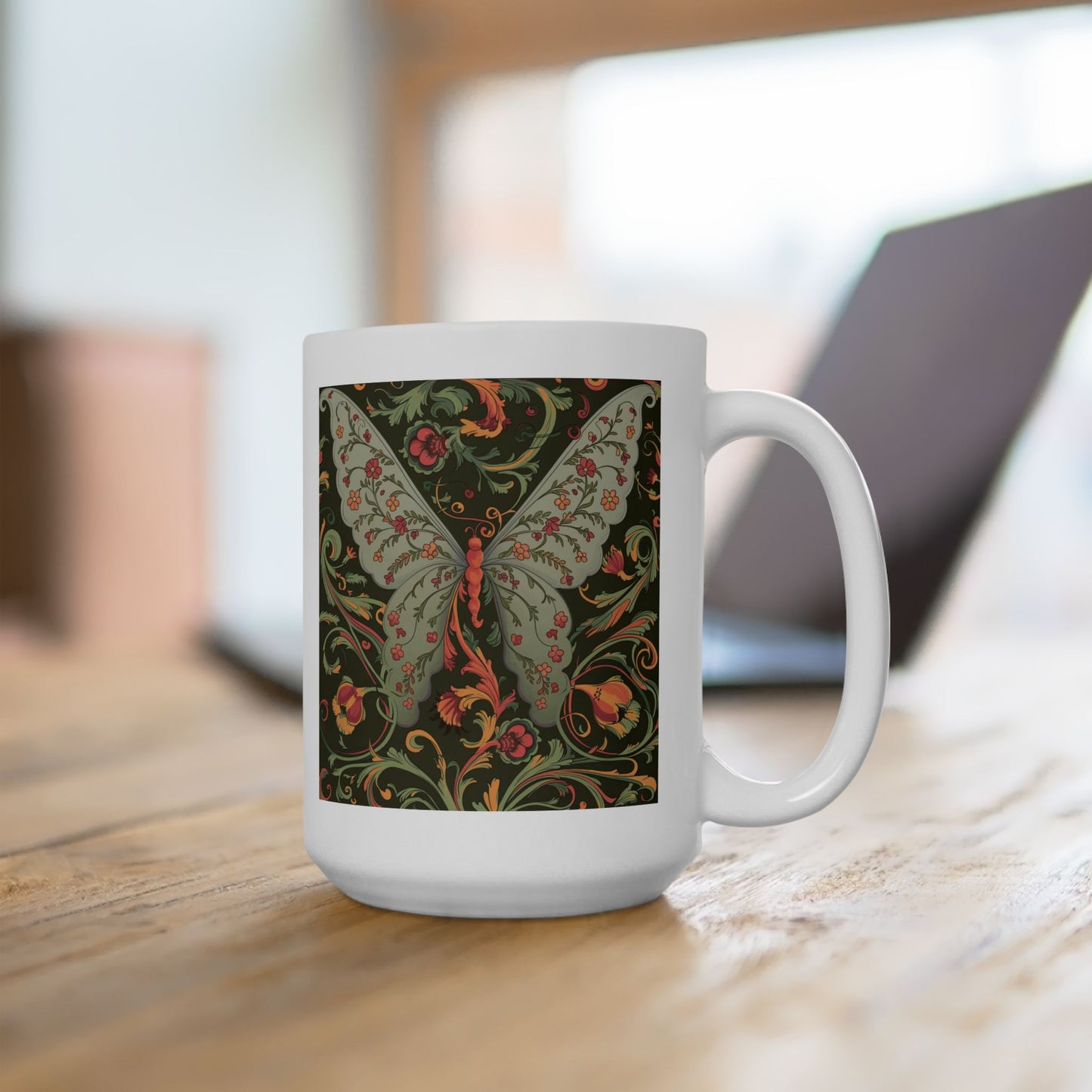 Butterfly Ceramic Mug