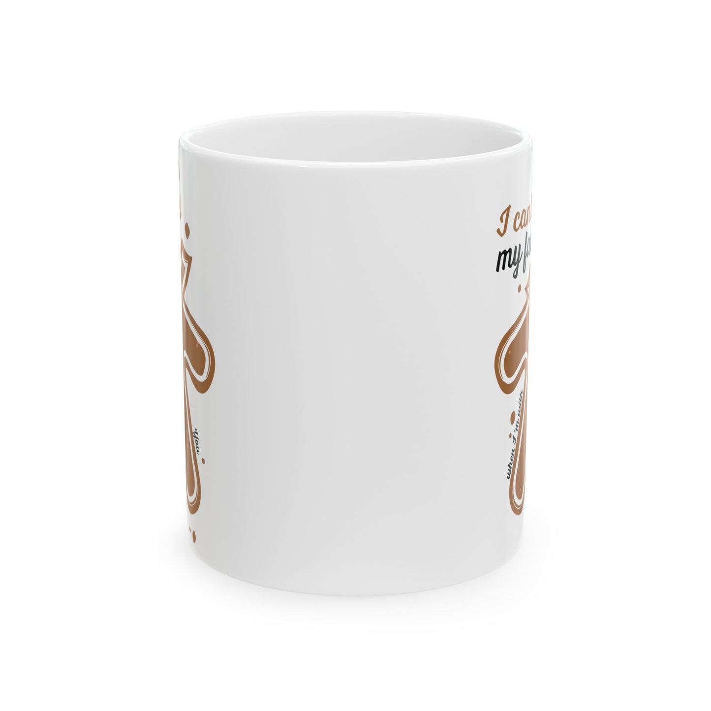 Gingerbread Man Ceramic Mug