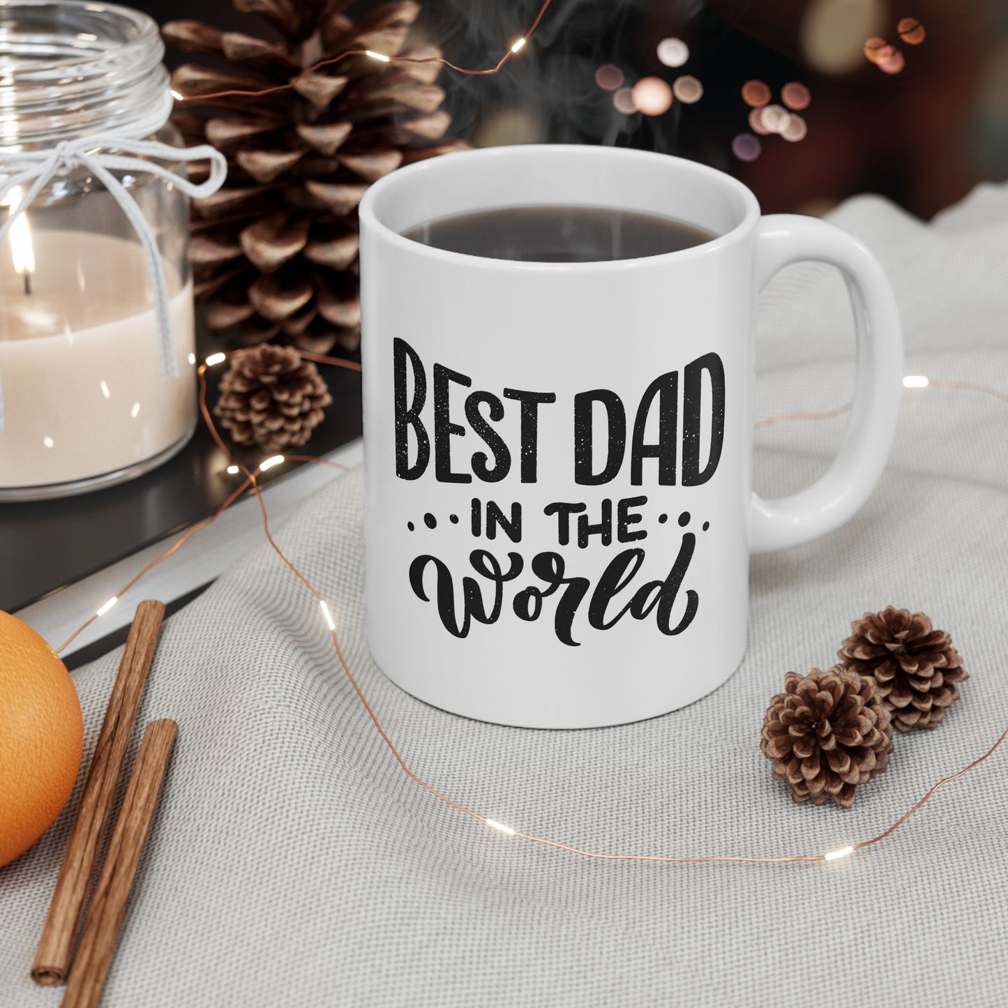 Best Dad in the World Ceramic Mug