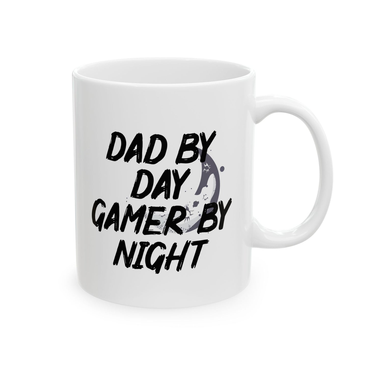 Dad by Day Gamer by Night Ceramic Mug