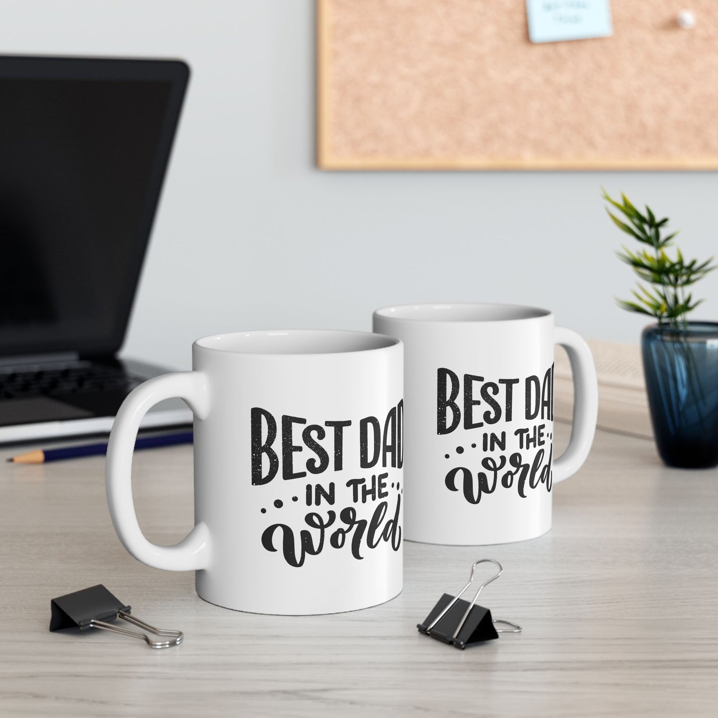 Best Dad in the World Ceramic Mug