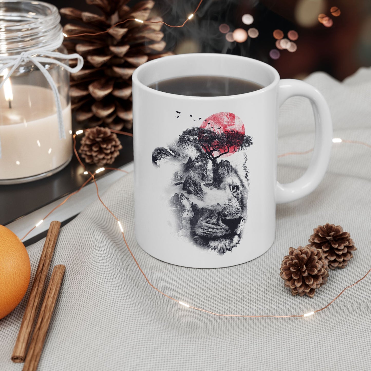Lion Ceramic Mug