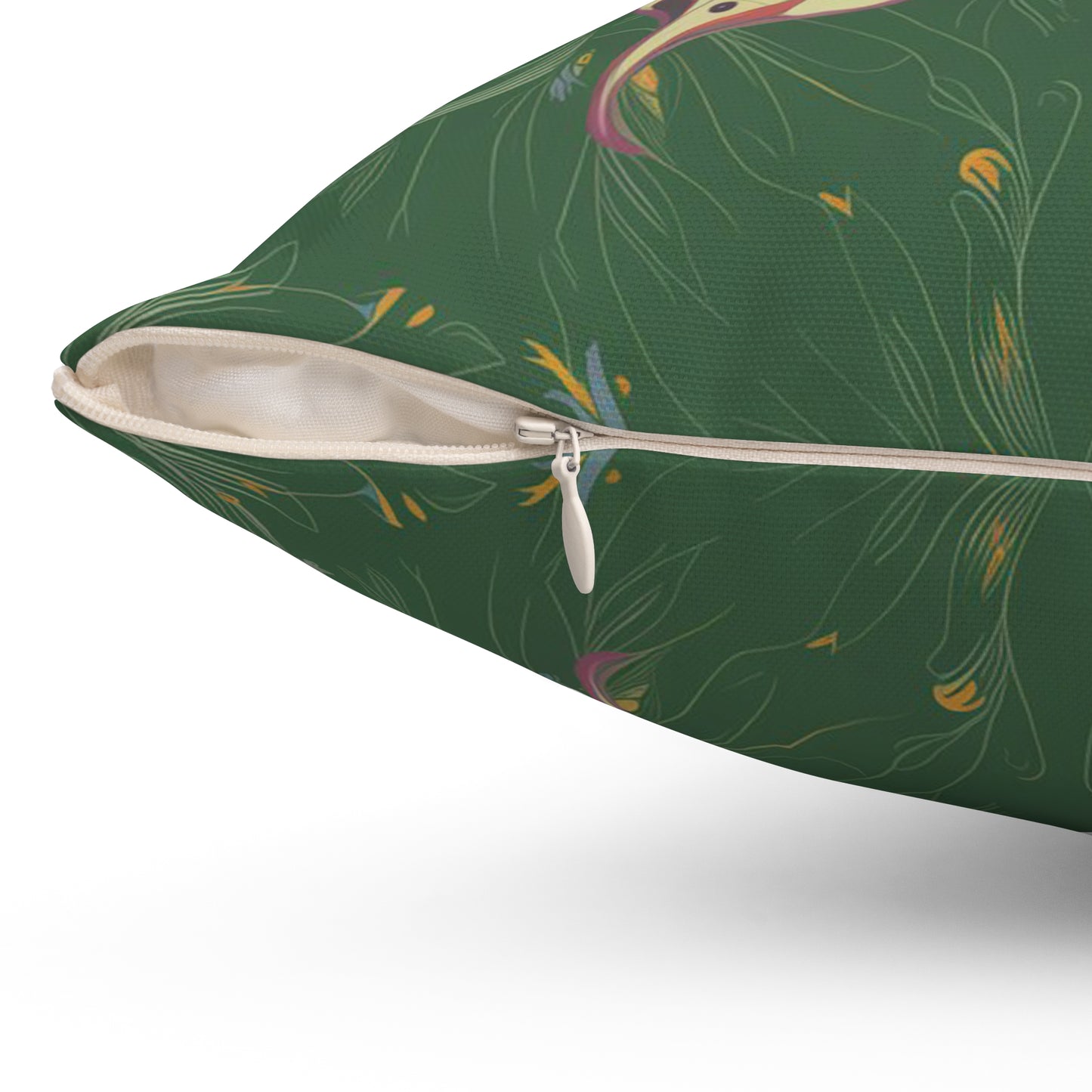 Butterfly Spun Polyester Square Pillow