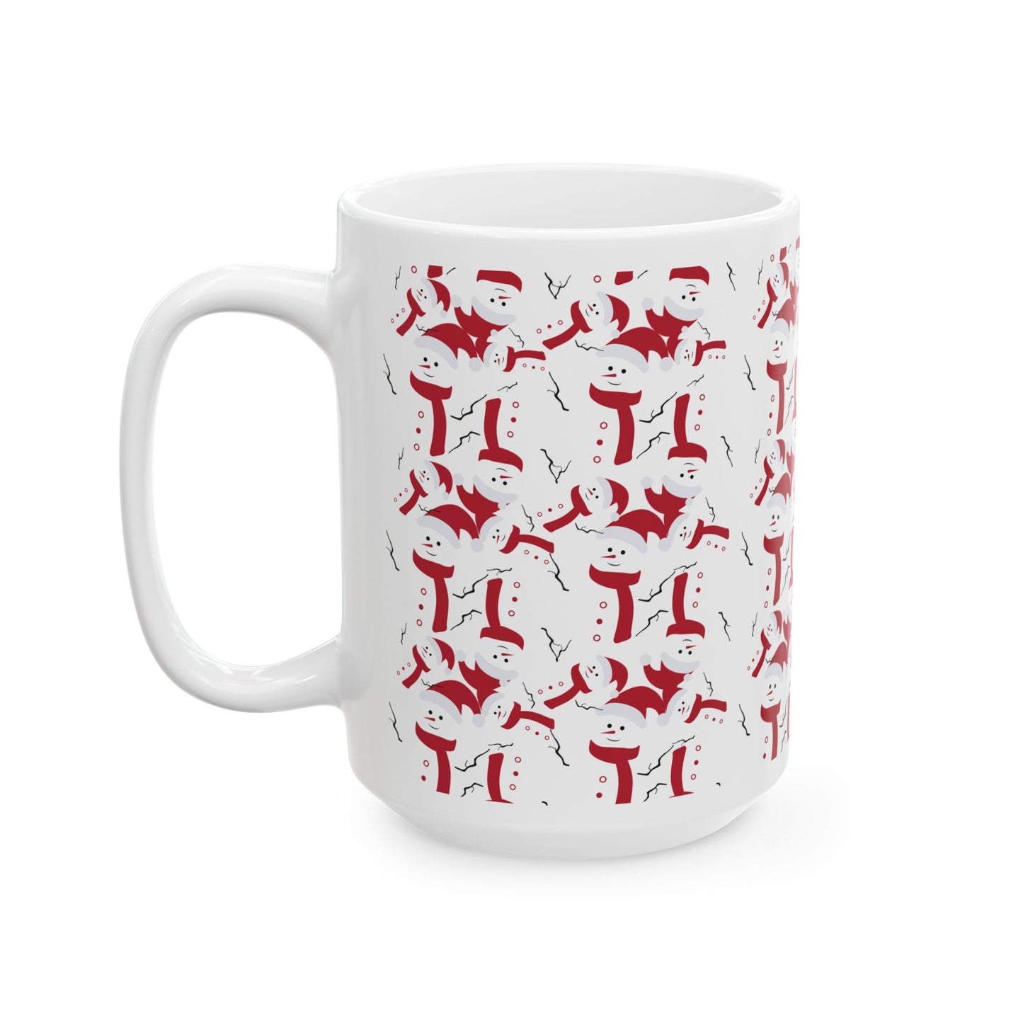 Snow Man Ceramic Mug 11oz