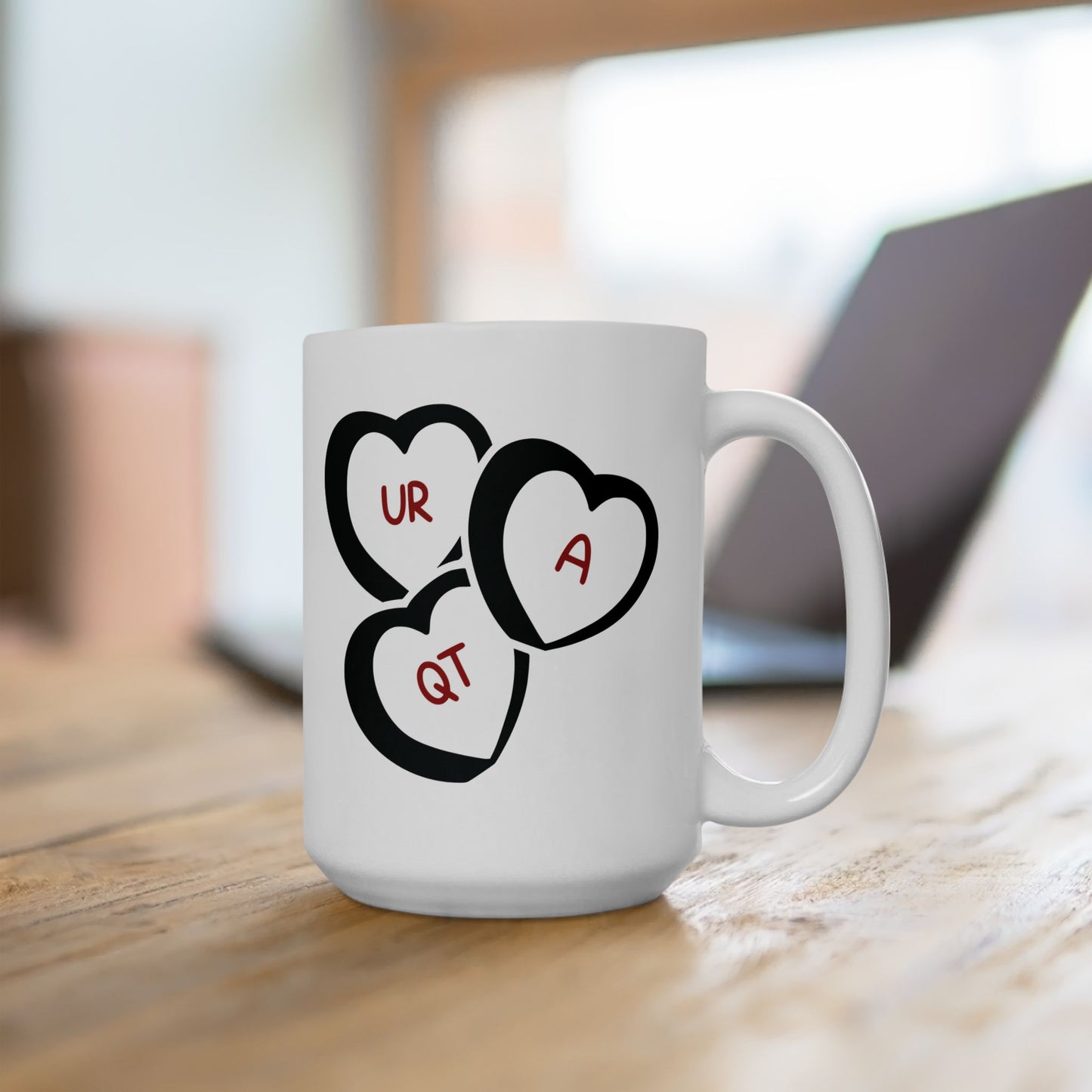 UR A QT Valentine's Ceramic Mug