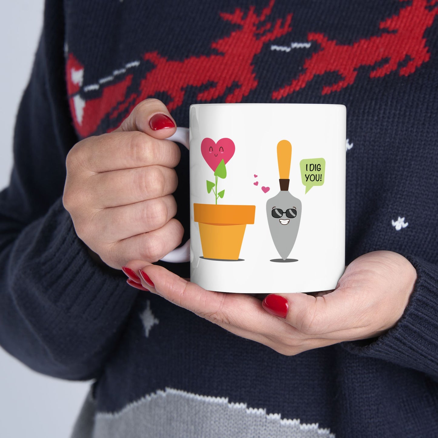 I Dig You Valentine Ceramic Mug 11oz