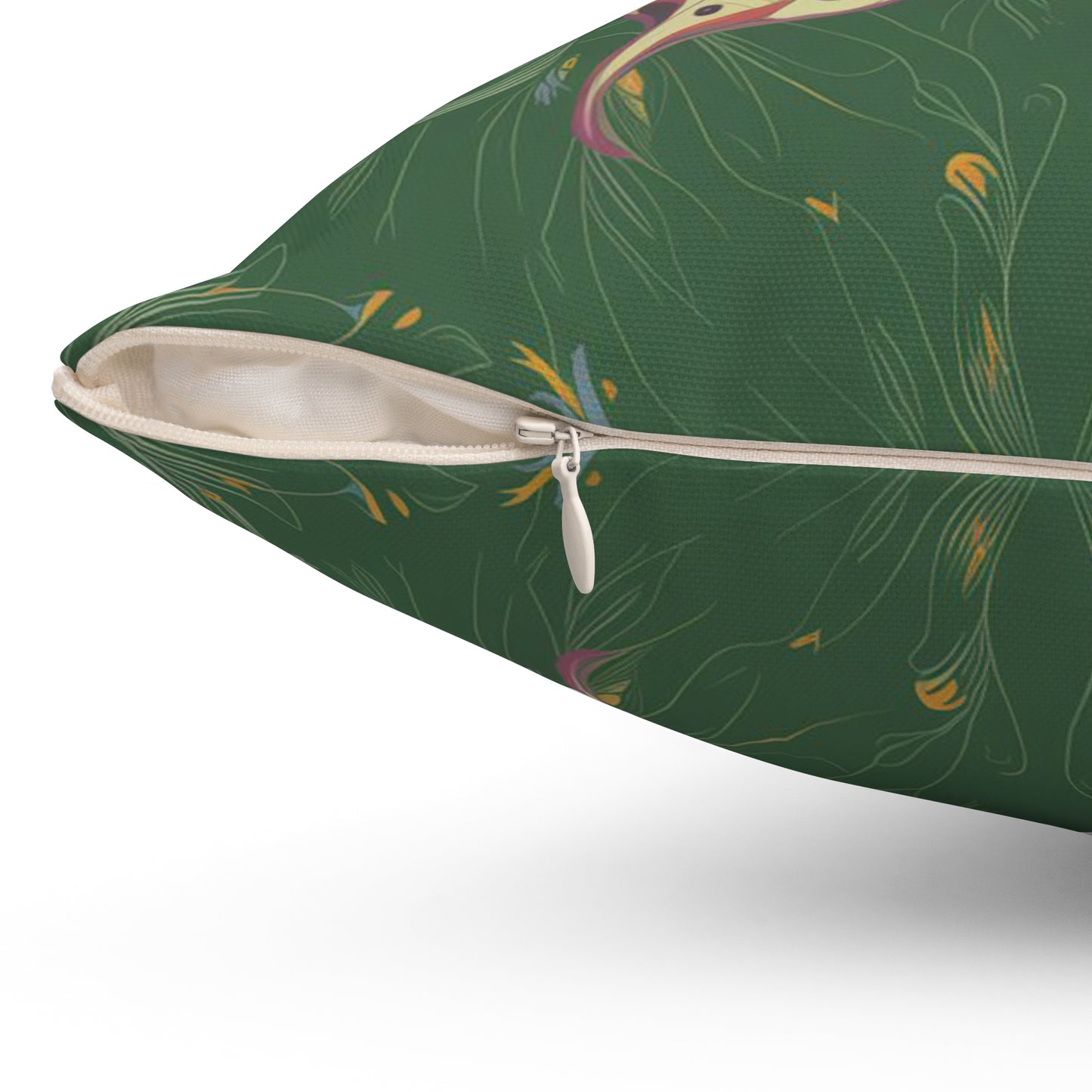 Butterfly Spun Polyester Square Pillow