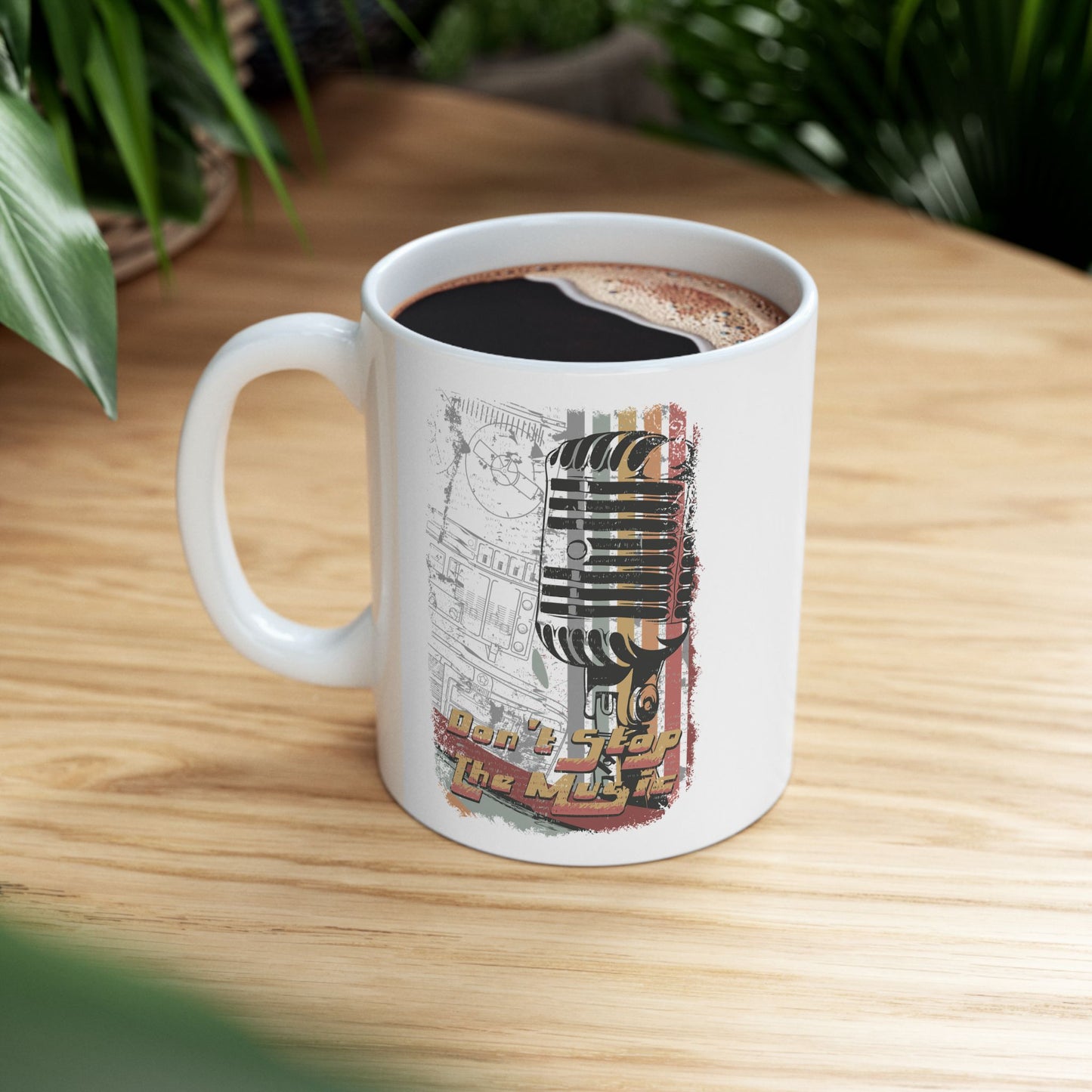 Don't Stop the Music Ceramic Mug