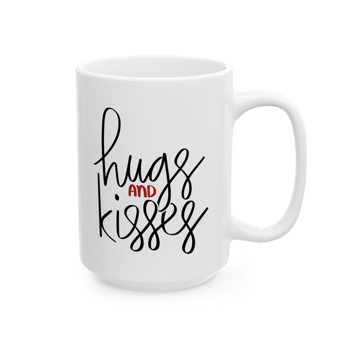 Hugs and Kisses Ceramic Mug