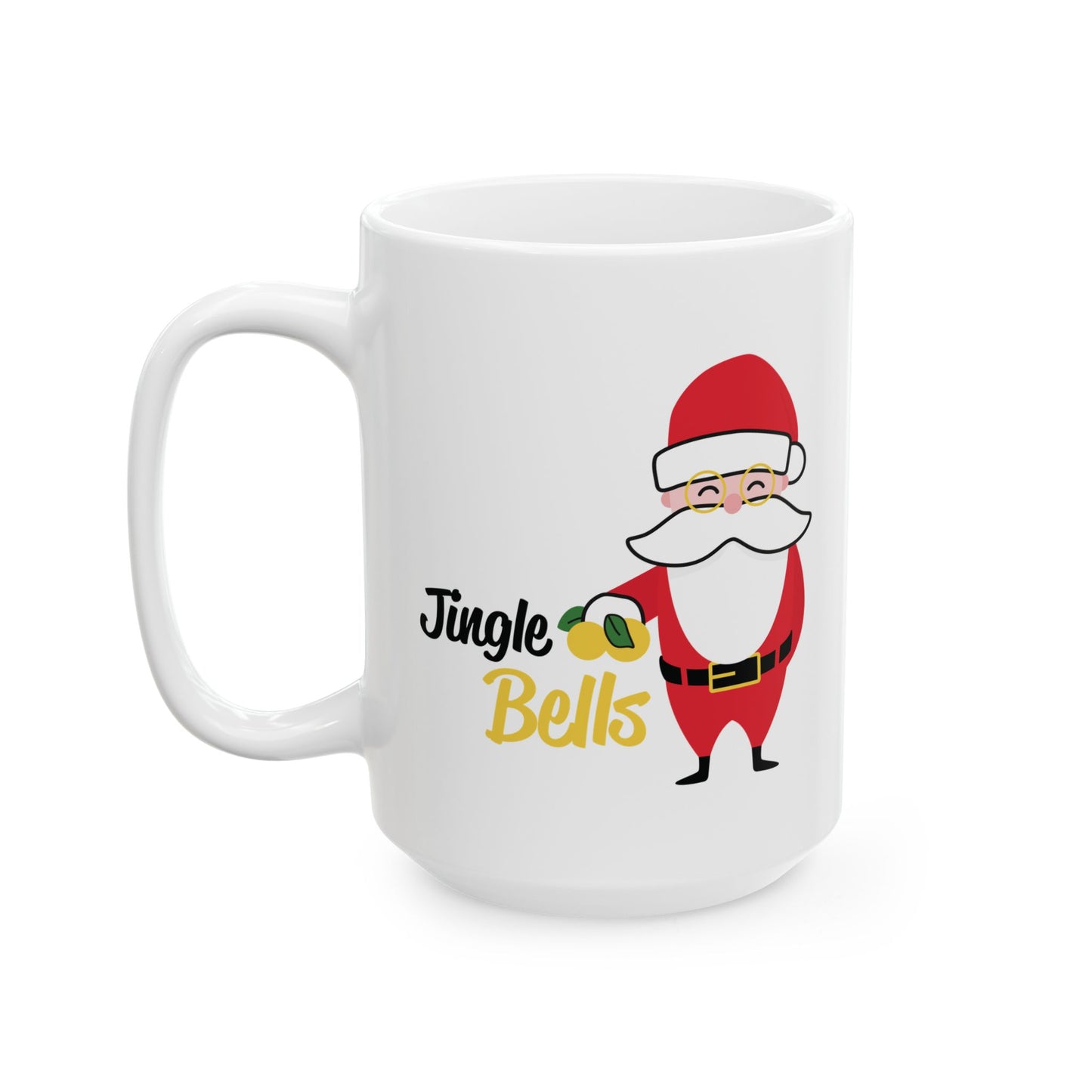 Santa Jingle Bells Ceramic Mug