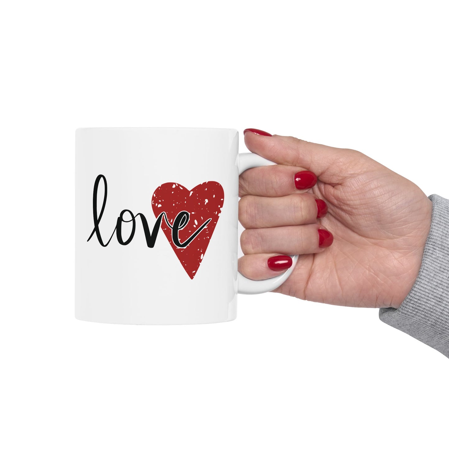 Love Heart Ceramic Mug