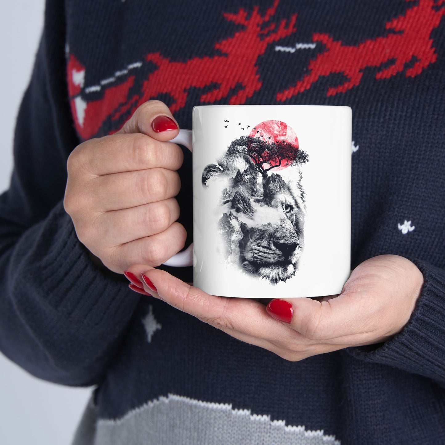 Lion Ceramic Mug