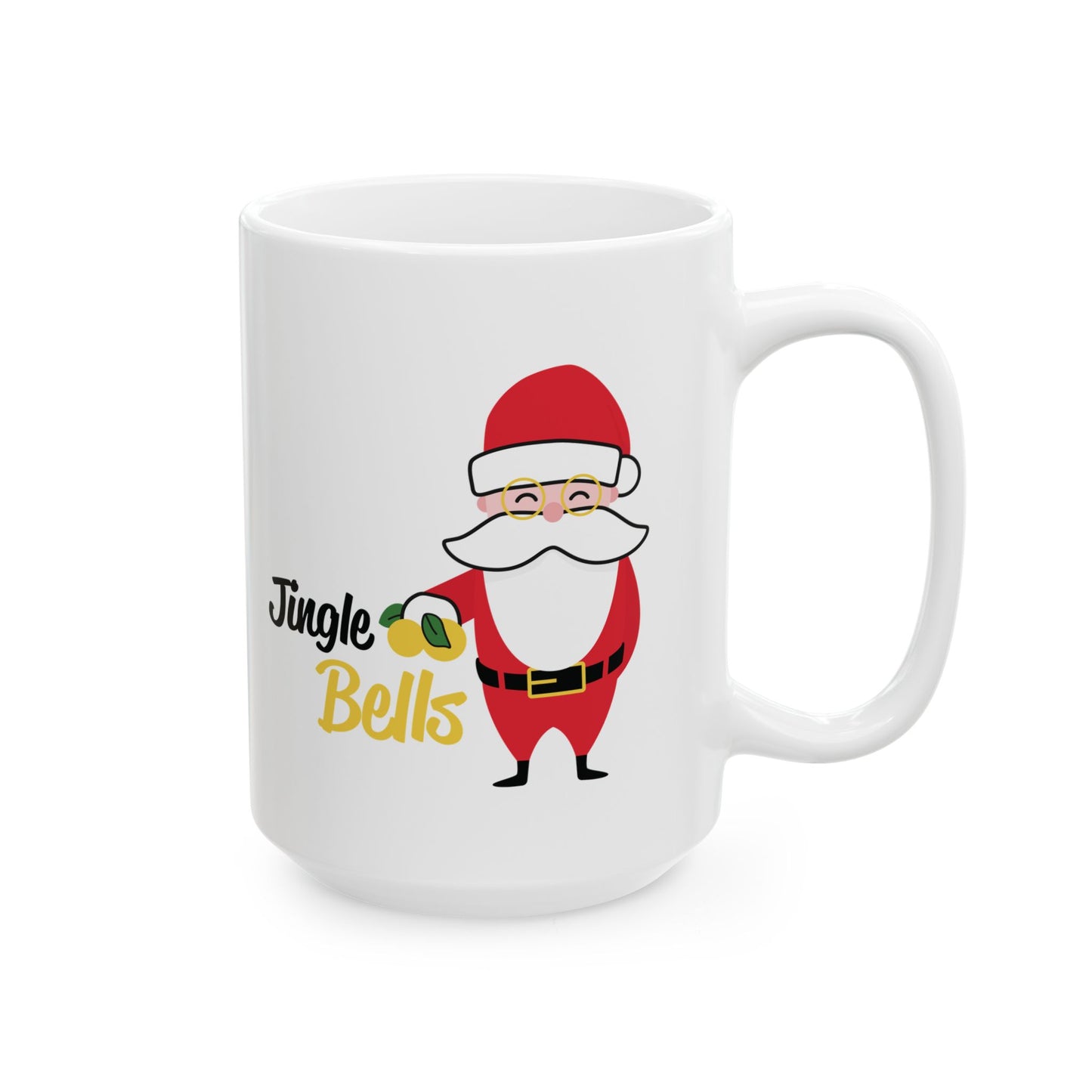 Santa Jingle Bells Ceramic Mug