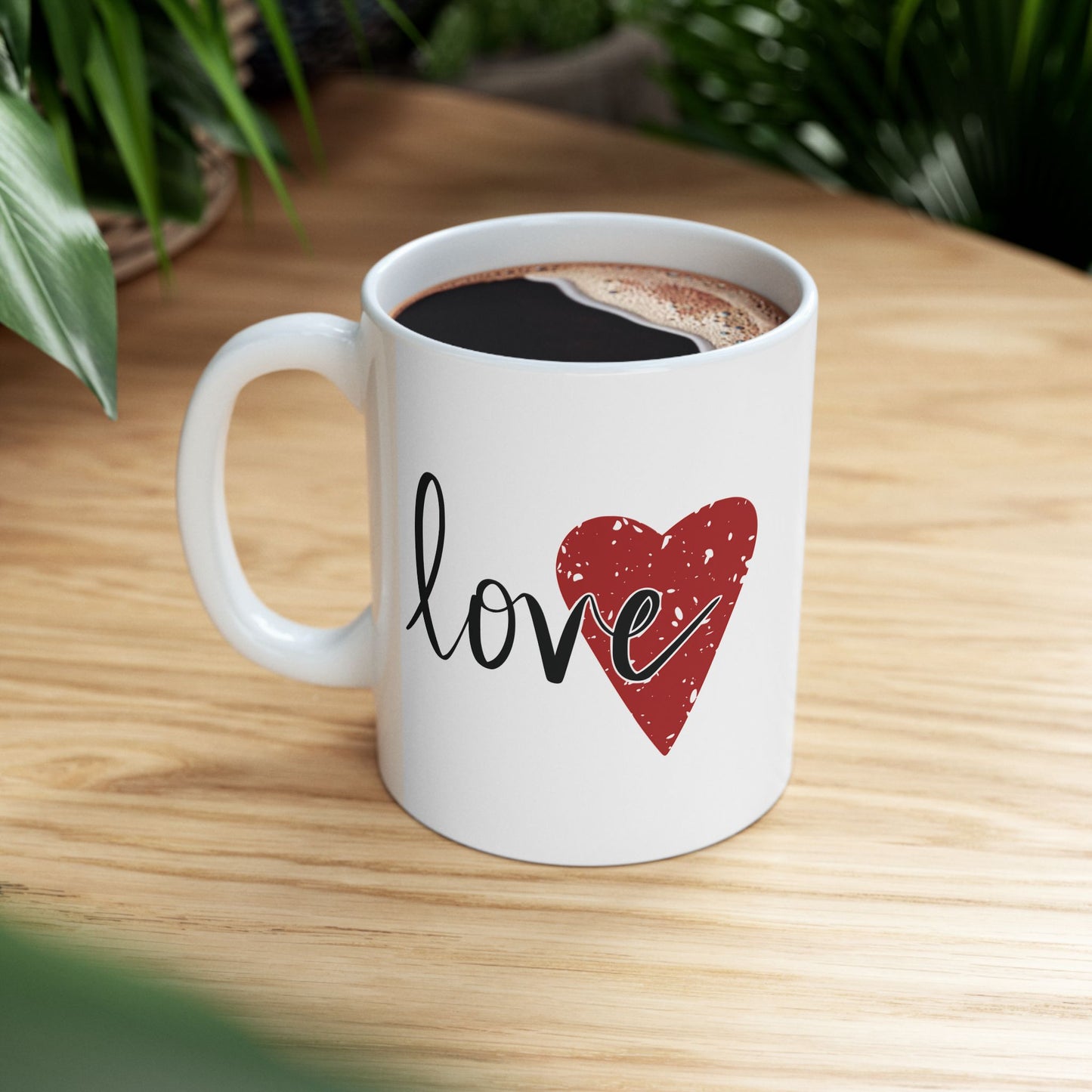 Love Heart Ceramic Mug