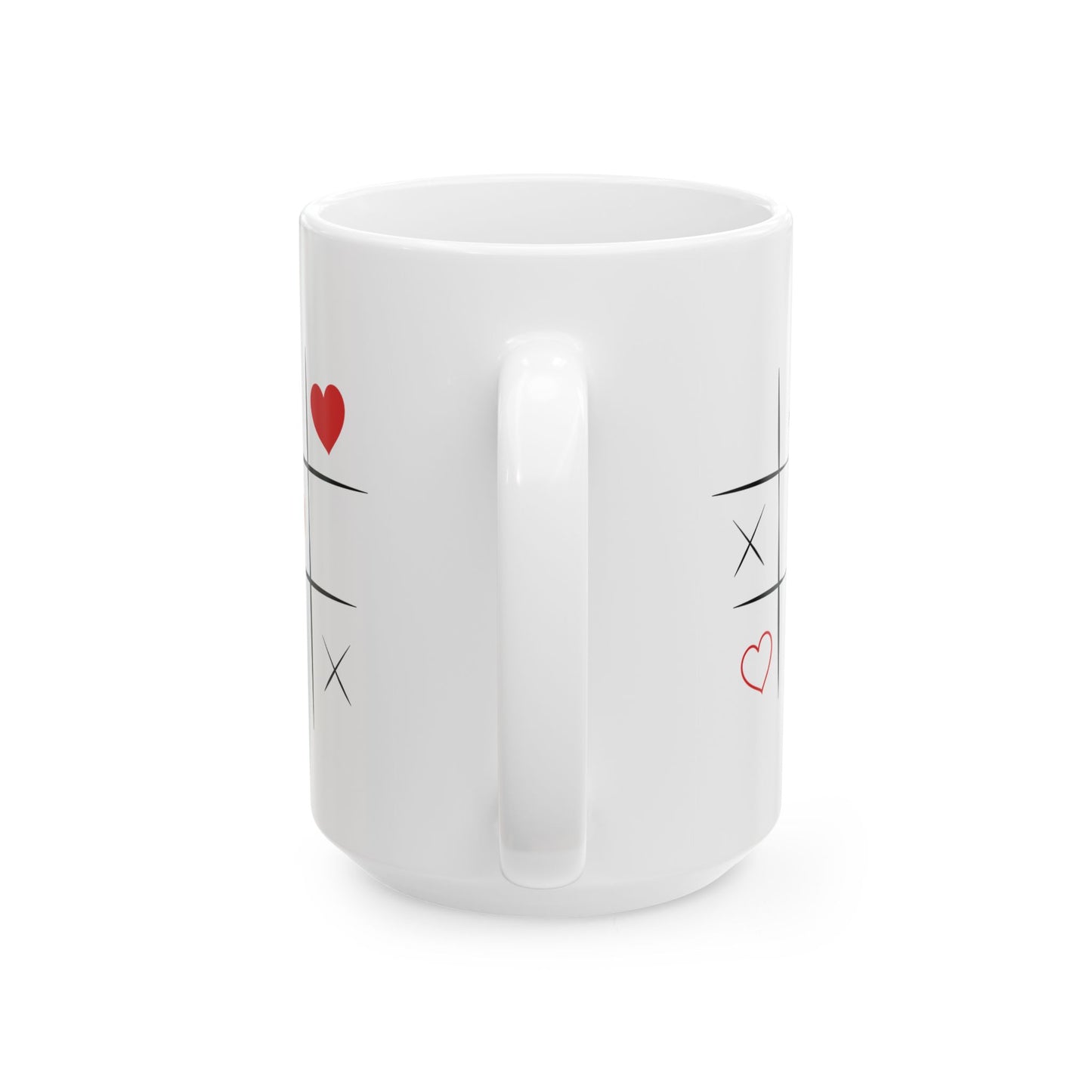 Valentine Tic-Tac-Toe Ceramic Mug