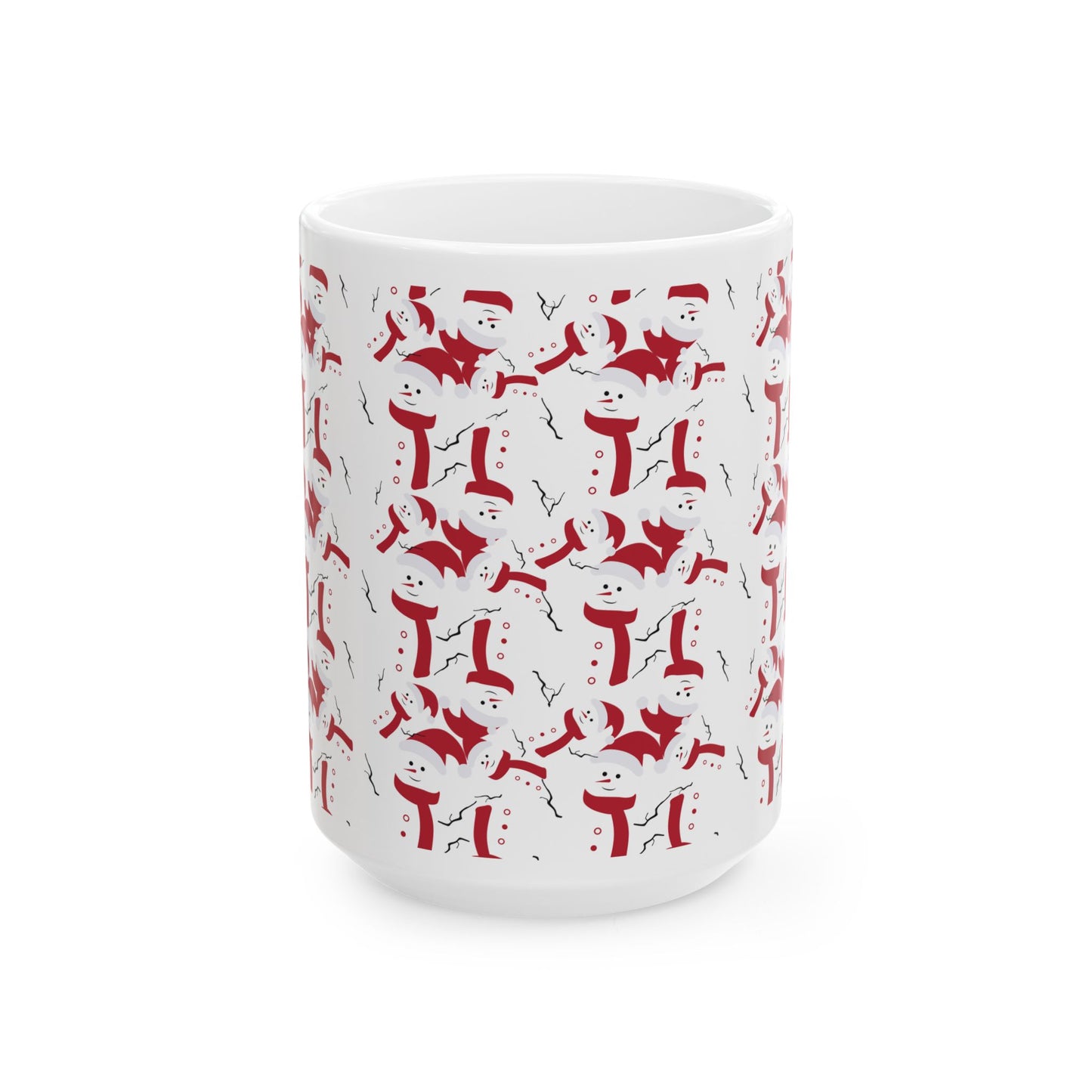 Snow Man Ceramic Mug 11oz