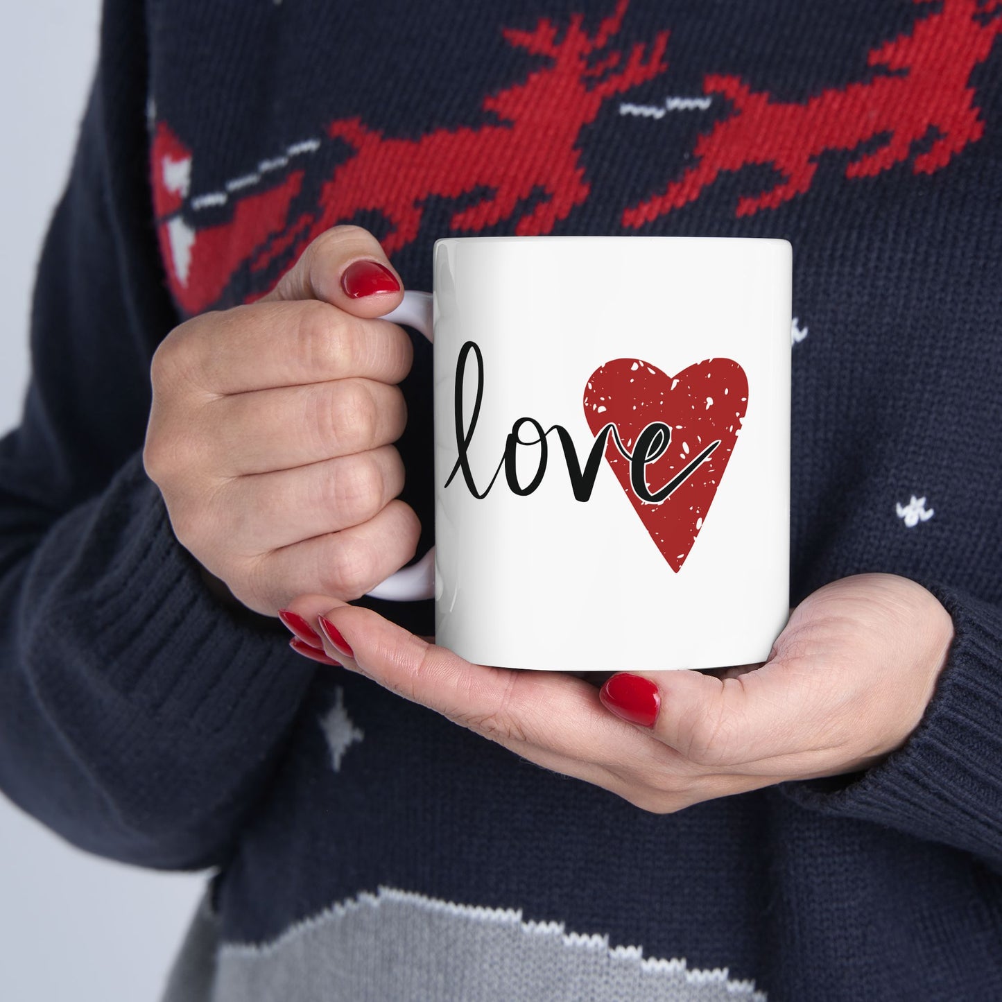 Love Heart Ceramic Mug