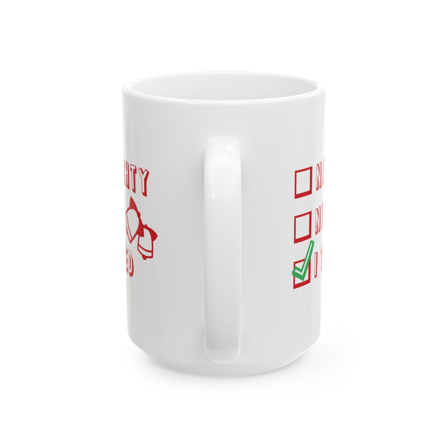 Naughty Nice I Tried Christmas Ceramic Mug 11oz