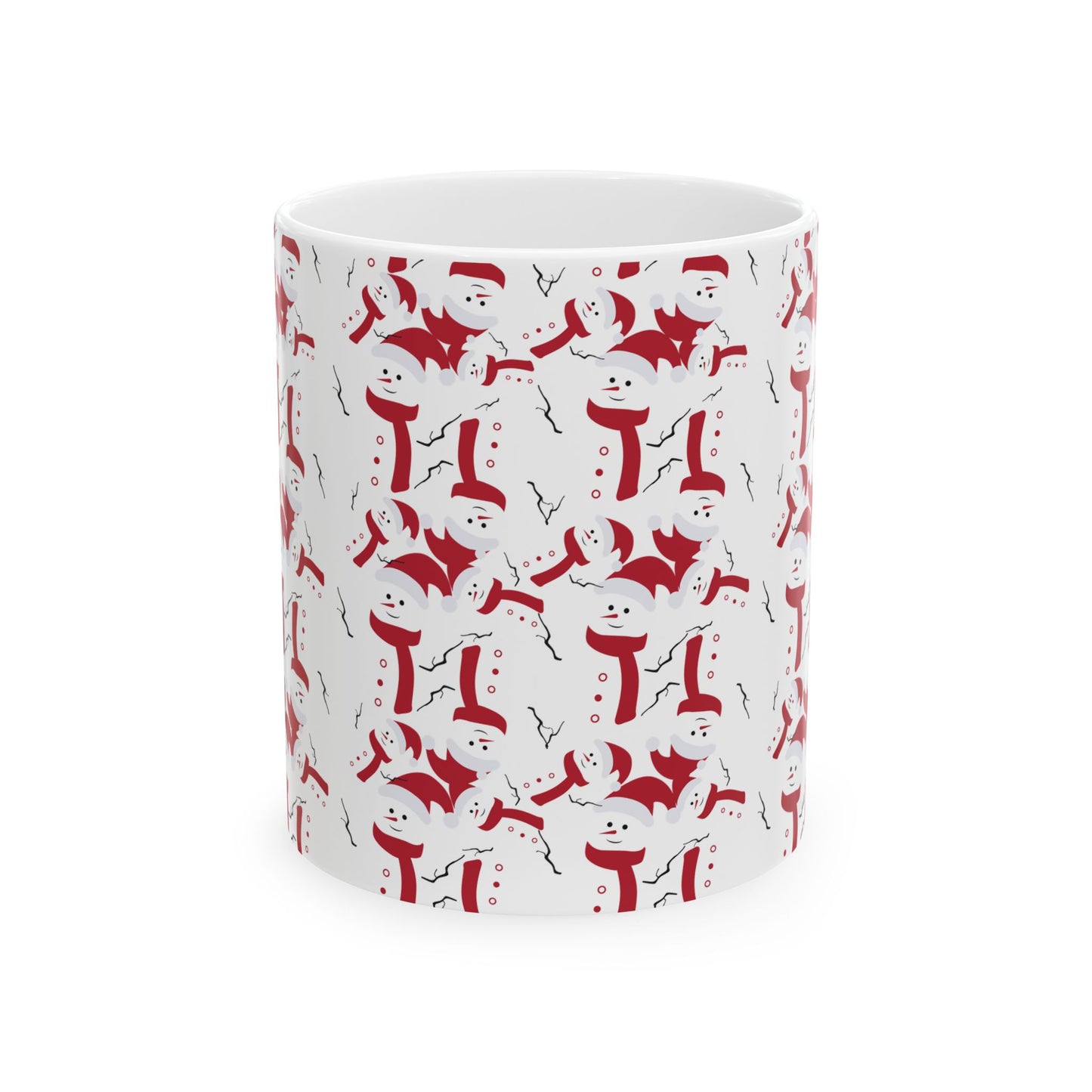 Snow Man Ceramic Mug 11oz
