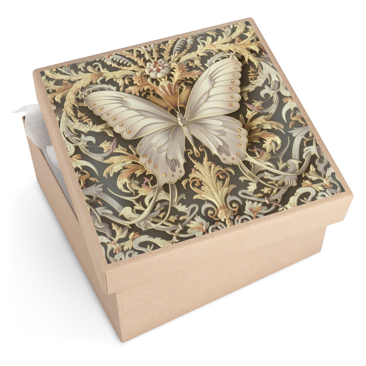 Butterfly Square Vinyl Sticker