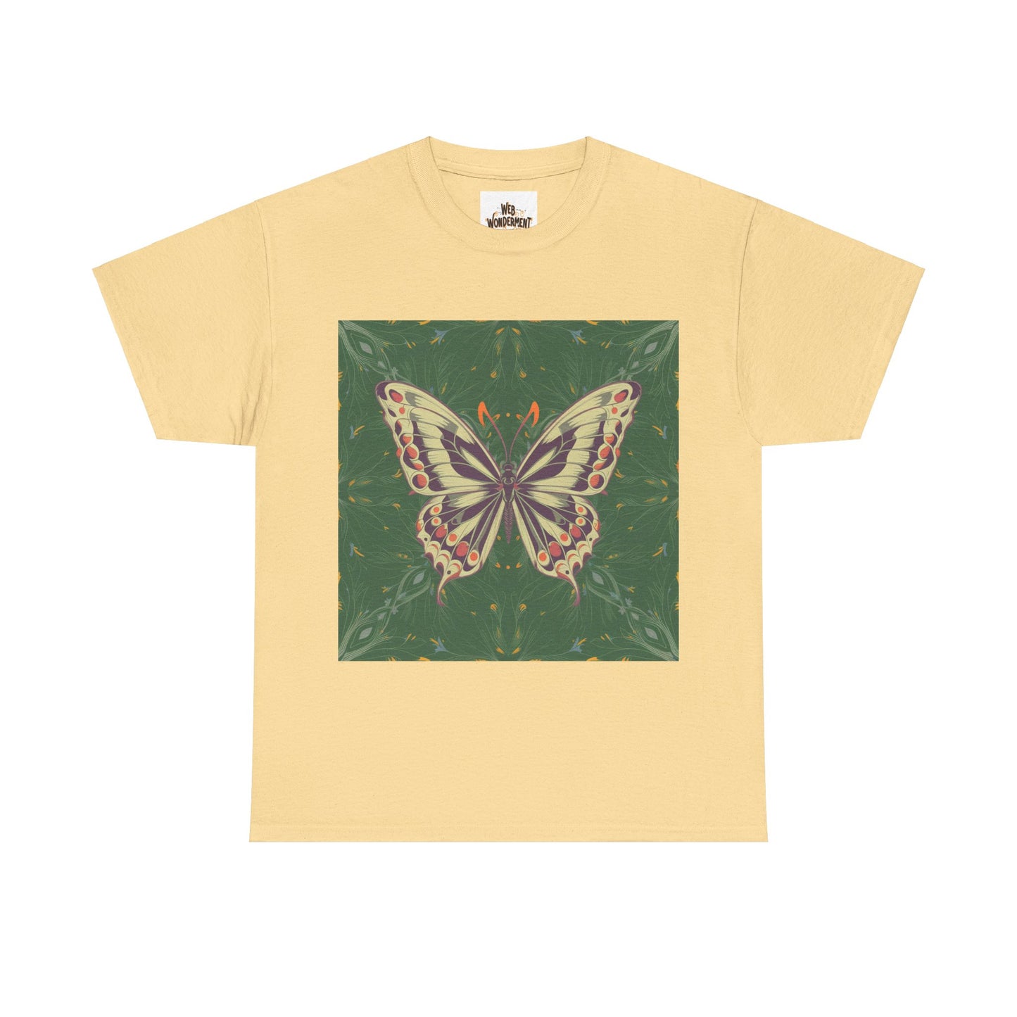 Butterfly Unisex Heavy Cotton T-Shirt