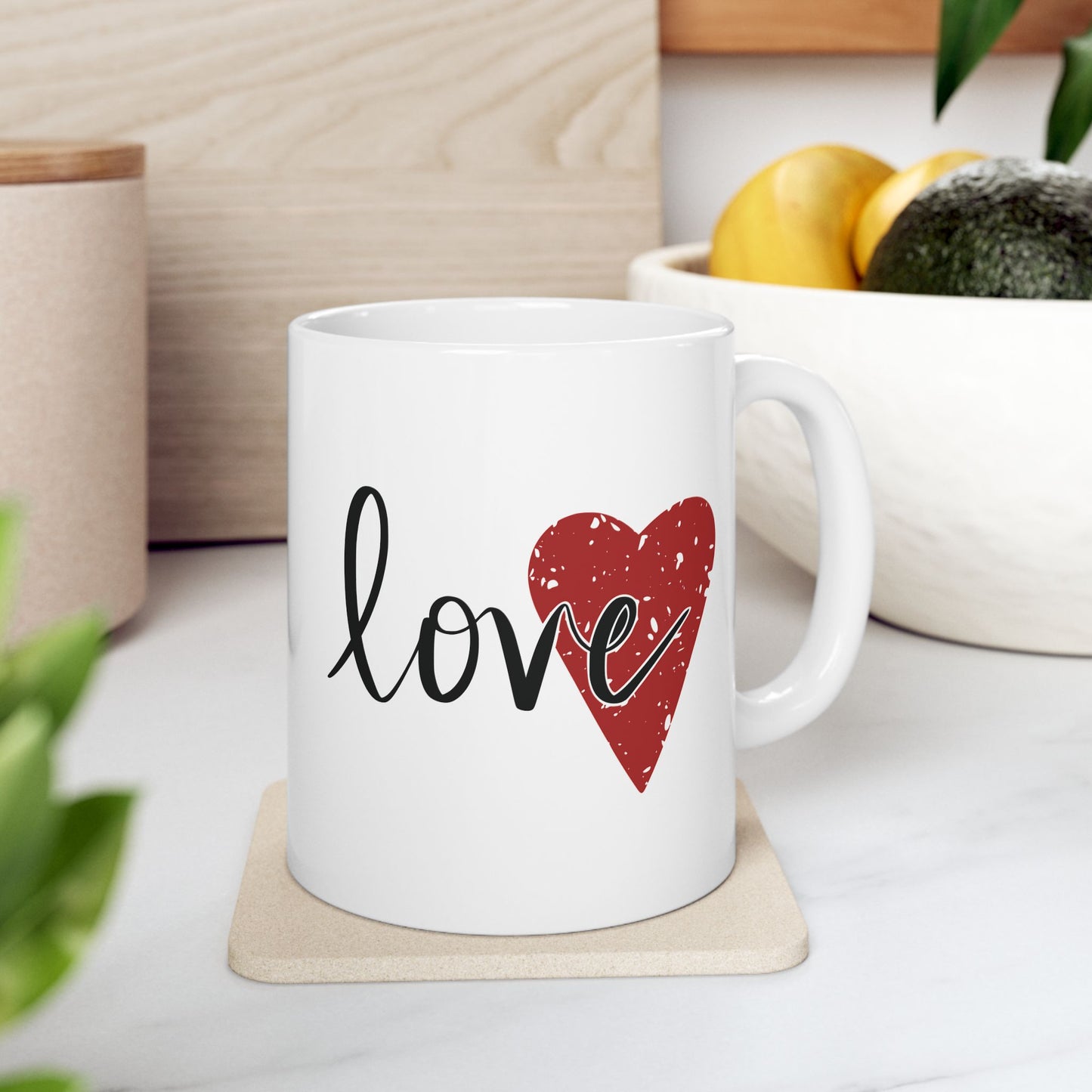 Love Heart Ceramic Mug