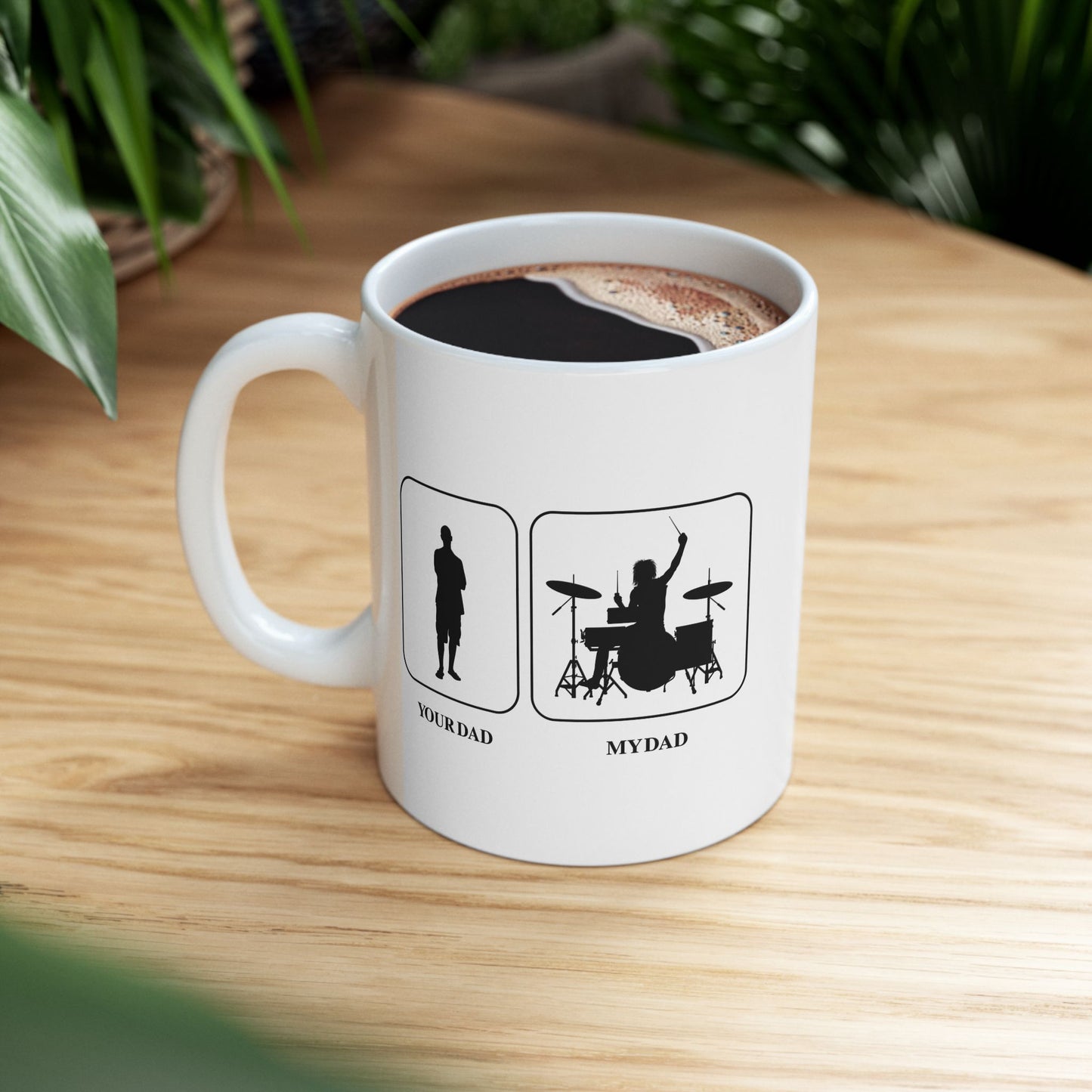 Drummer Dad Ceramic Mug