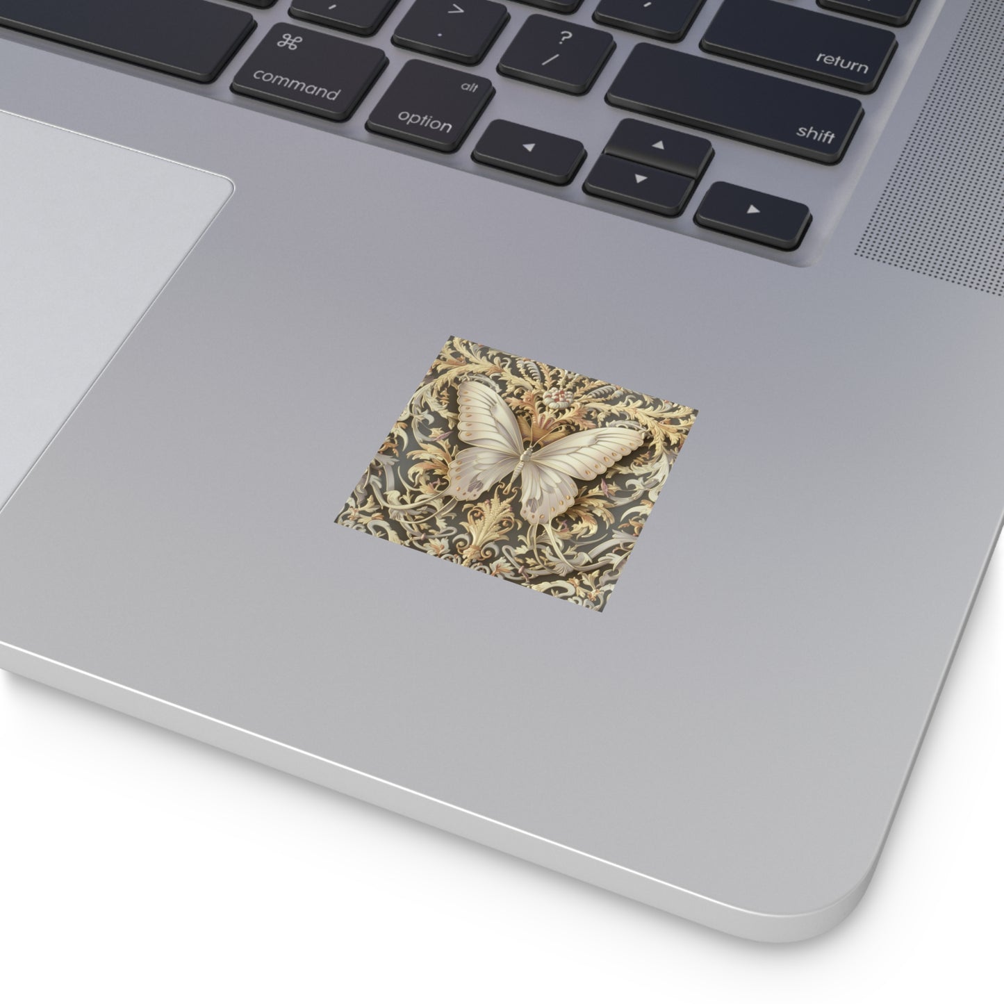 Butterfly Square Vinyl Sticker