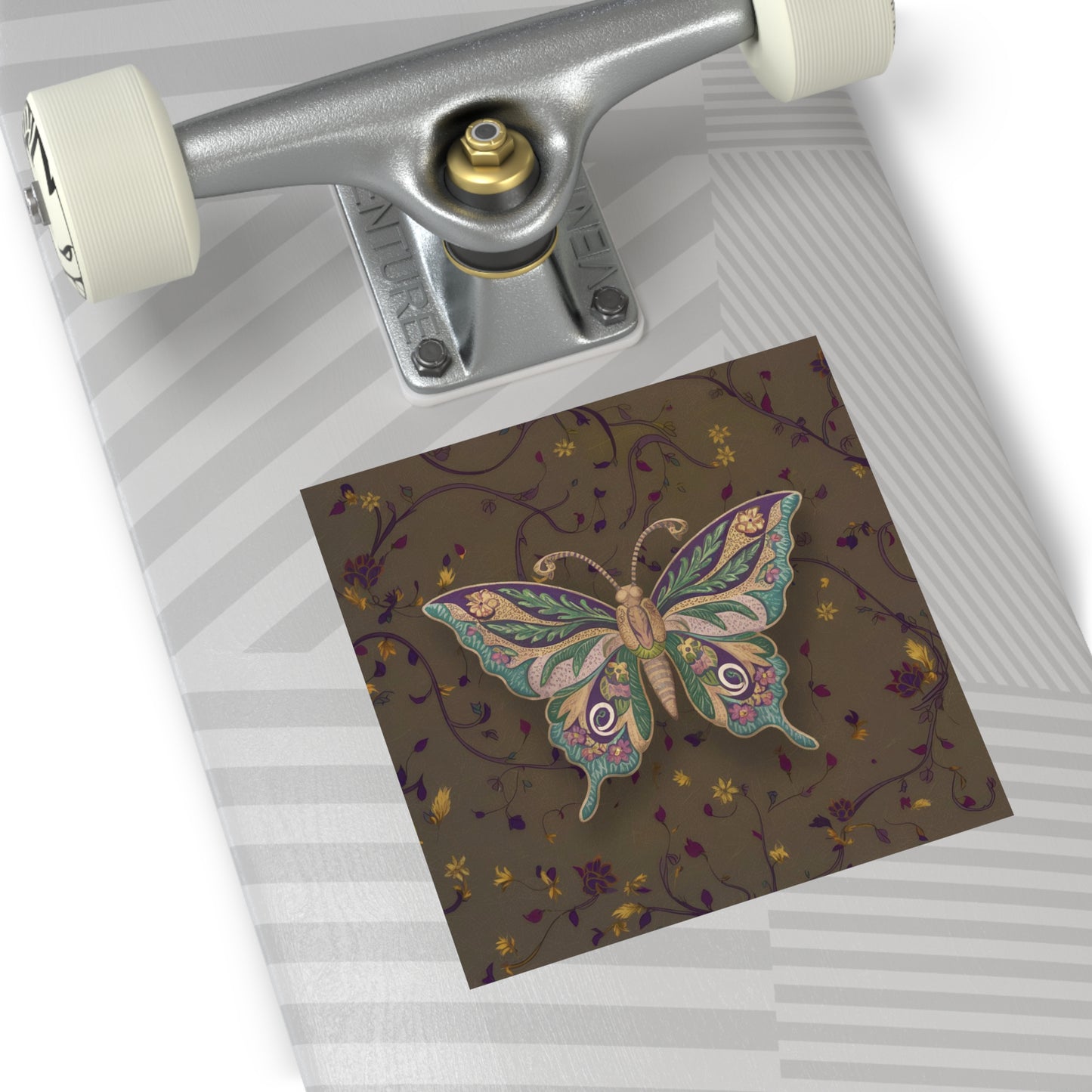 Butterfly Square Vinyl Sticker