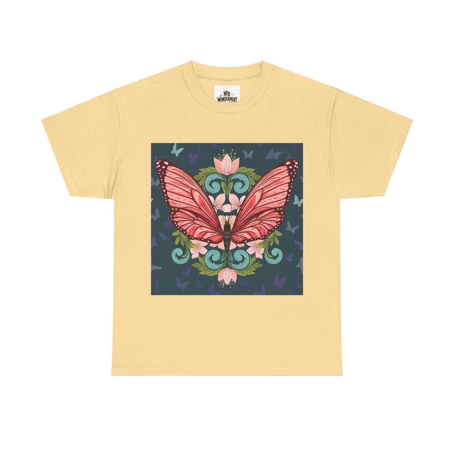 Butterfly Unisex Heavy Cotton T-Shirt