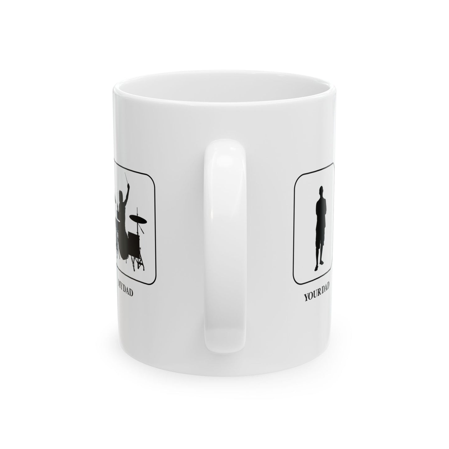 Drummer Dad Ceramic Mug