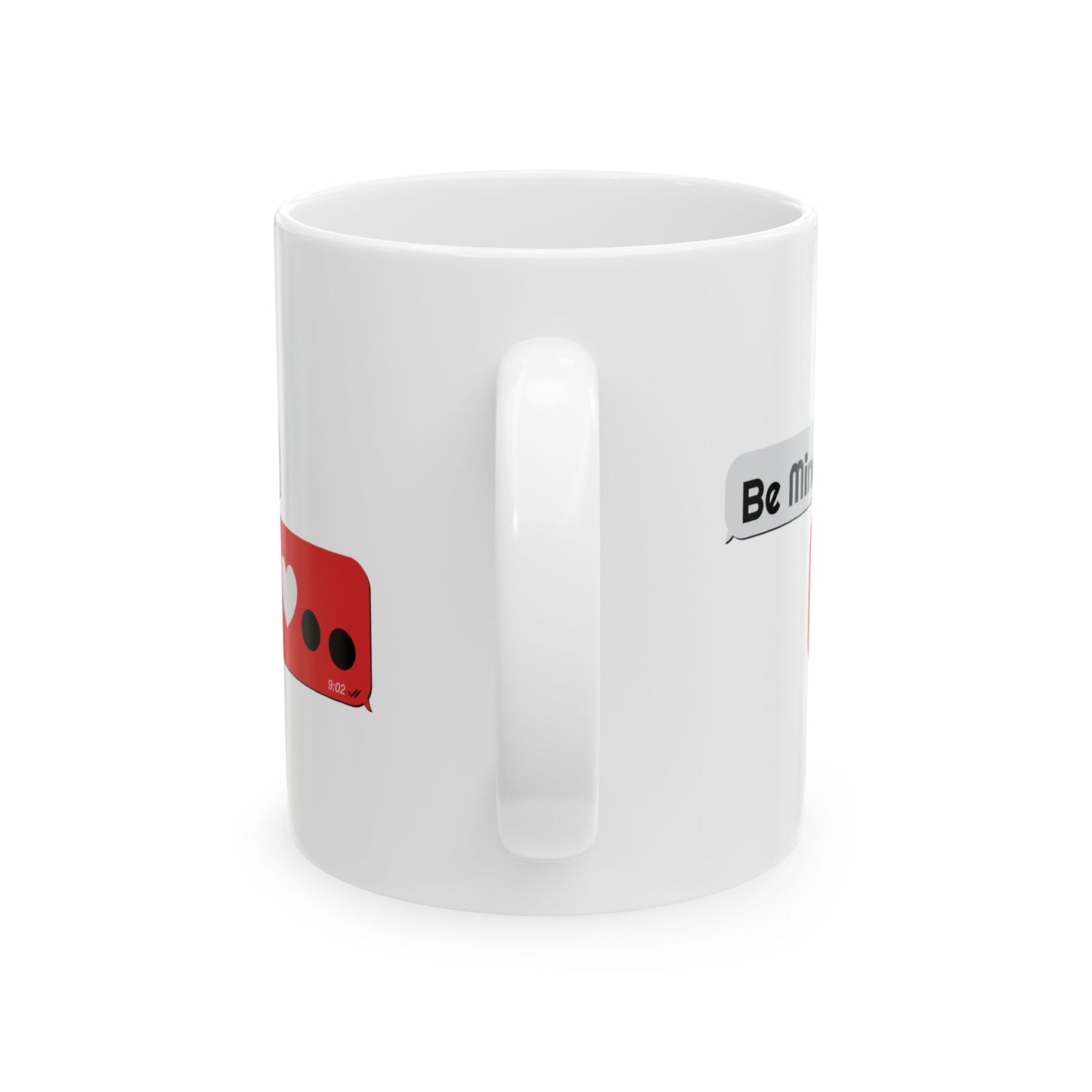 Be Mine Bubble Chat Valentine Ceramic Mug