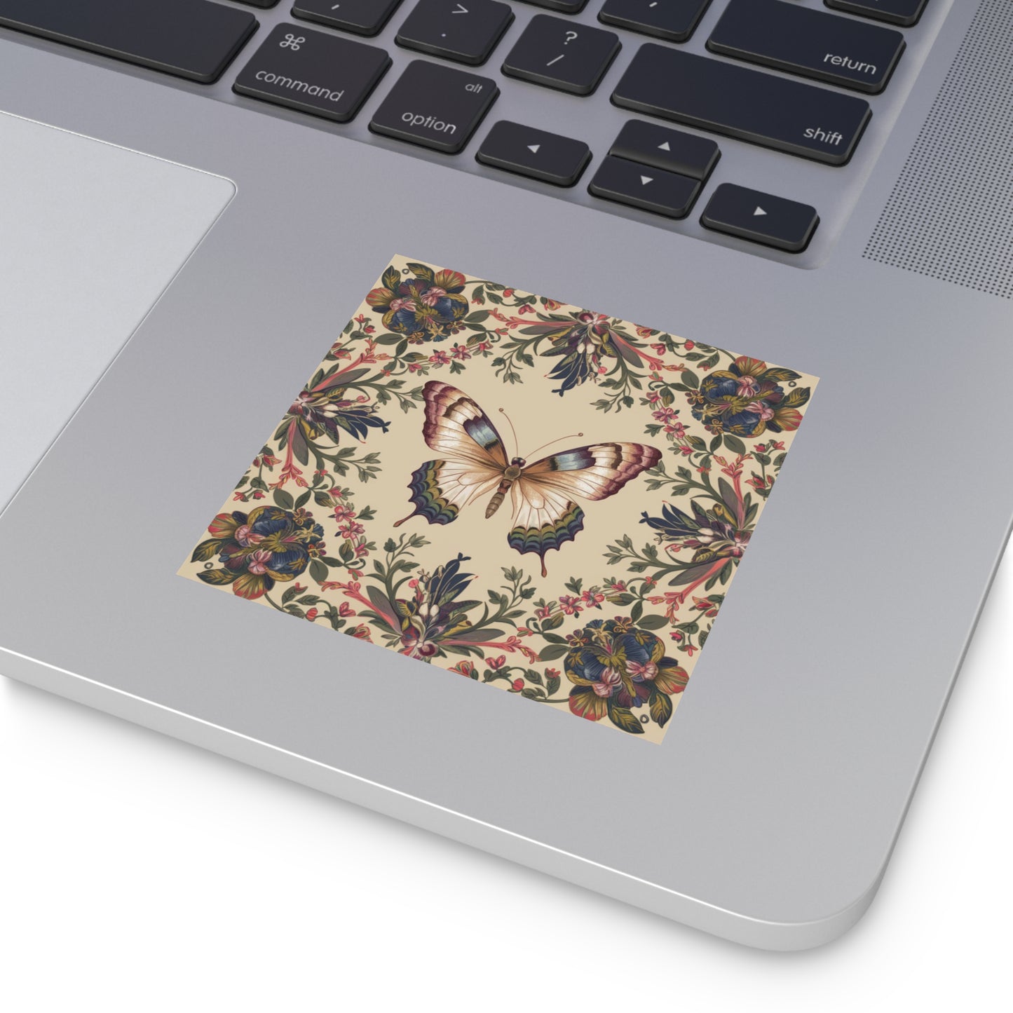 Butterfly Square Vinyl Sticker