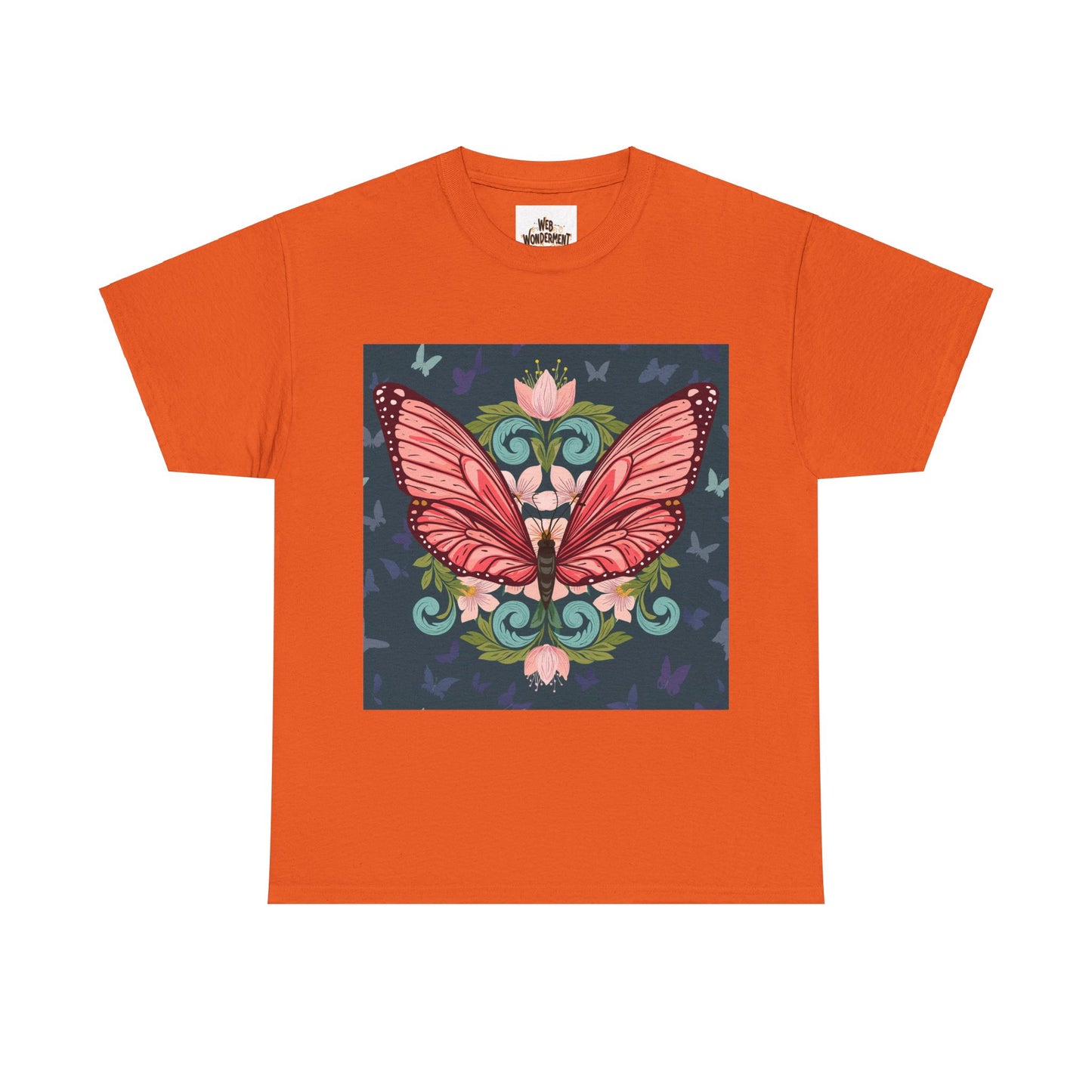 Butterfly Unisex Heavy Cotton T-Shirt