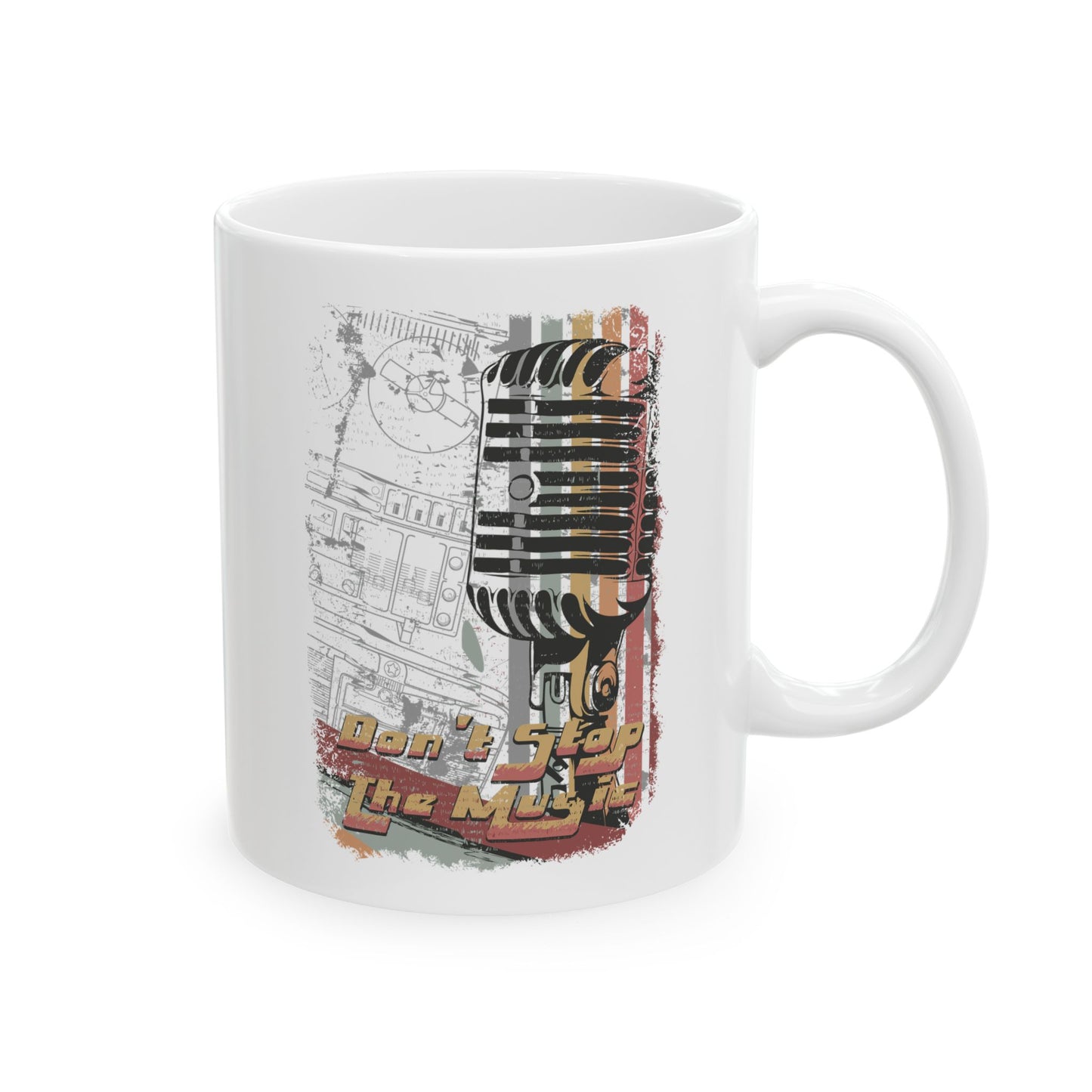Don't Stop the Music Ceramic Mug